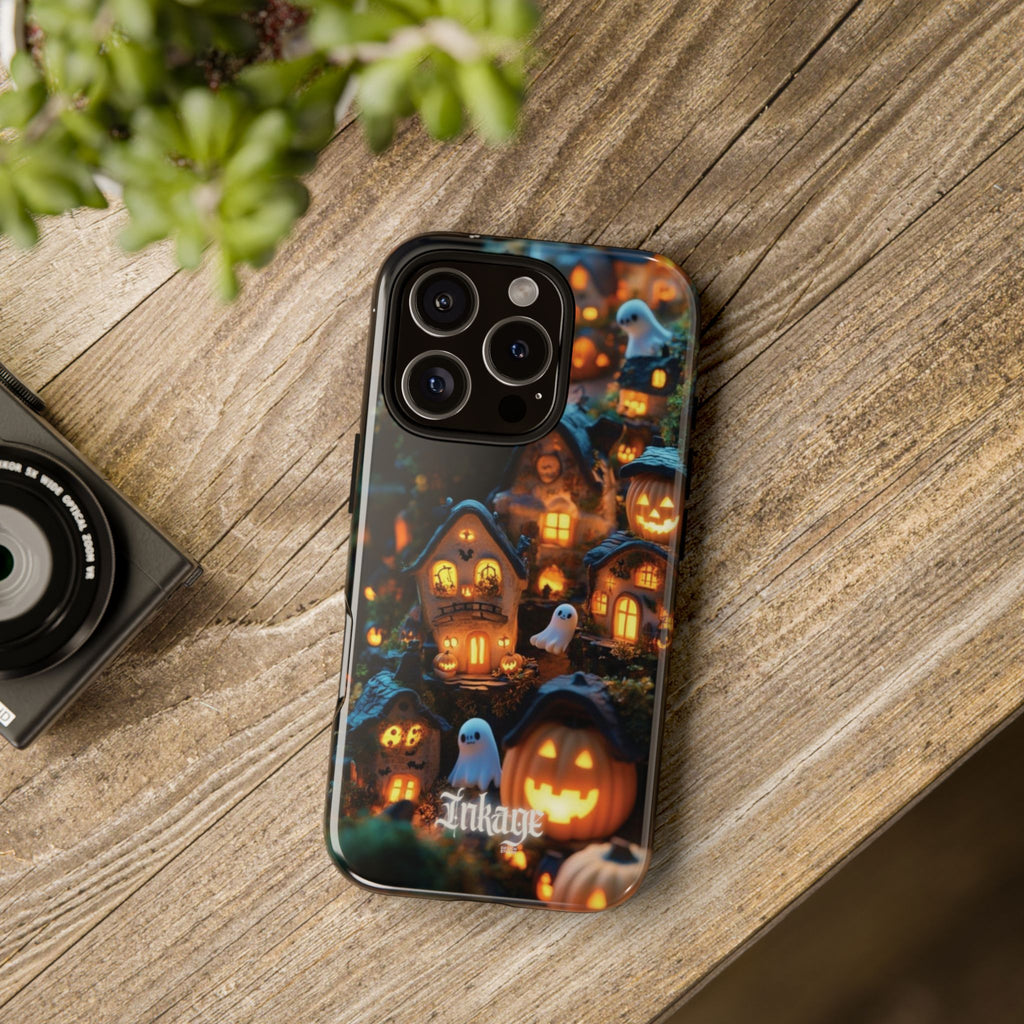 Spooky Pumpkin Village Tough Phone Cases (Season)