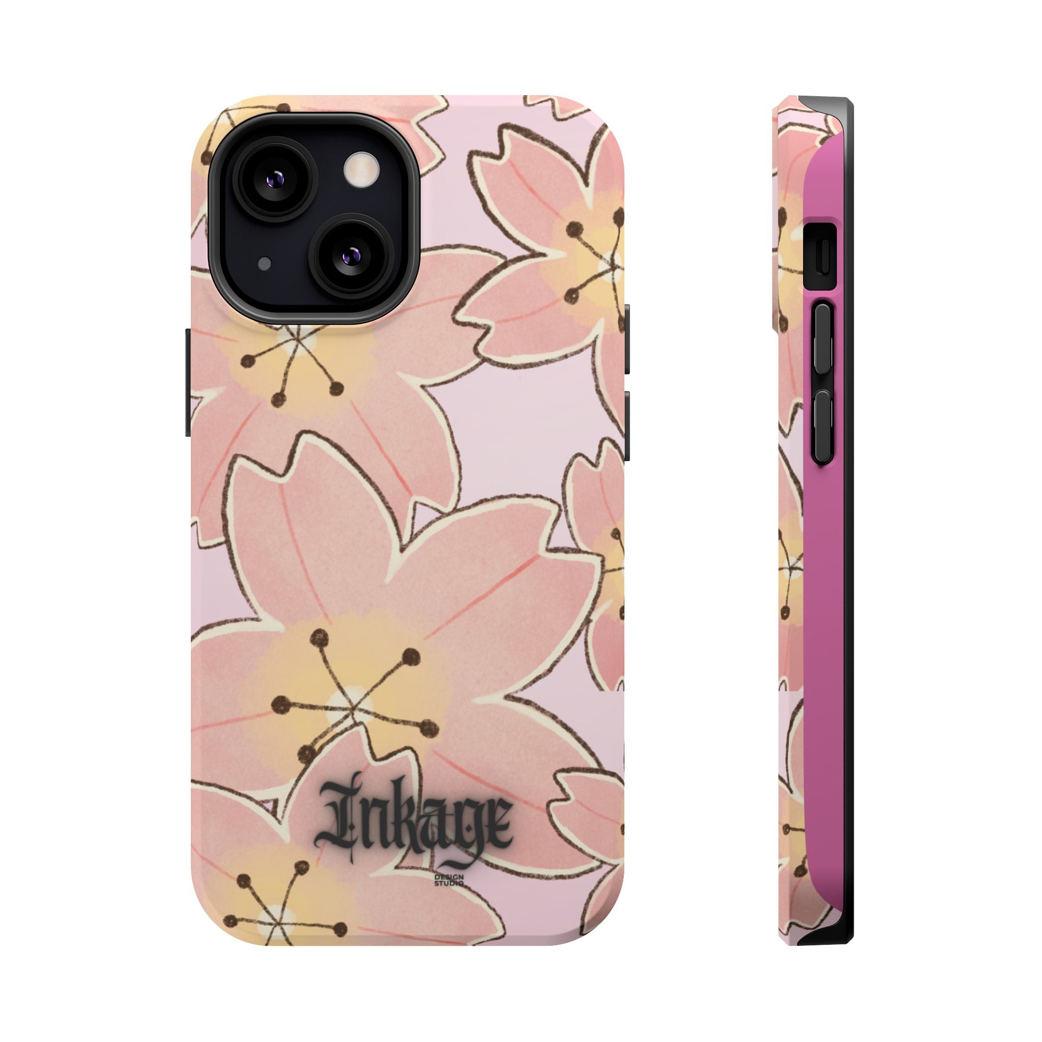 Charming Floral Magnetic Phone Cases (Minimal)