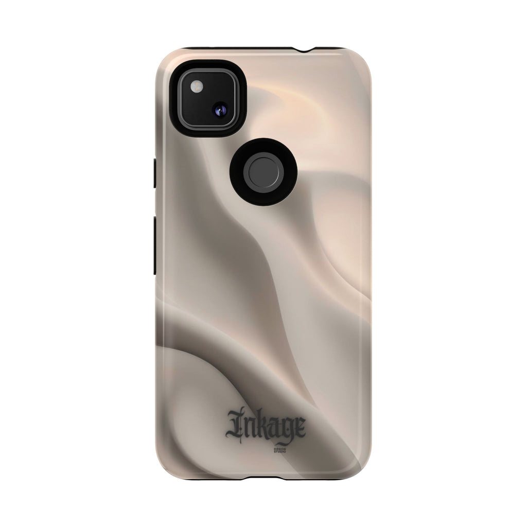 Beige Wavy Flow Tough Phone Case (Minimal)