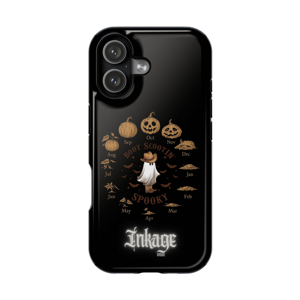 Spooky Boot Halloween Pumpkin Magnetic Phone Case (Season)