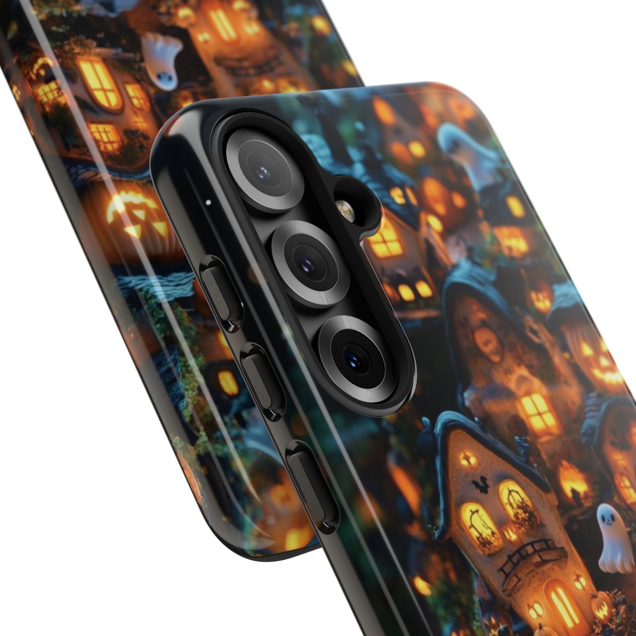 Spooky Pumpkin Village Tough Phone Cases (Season)