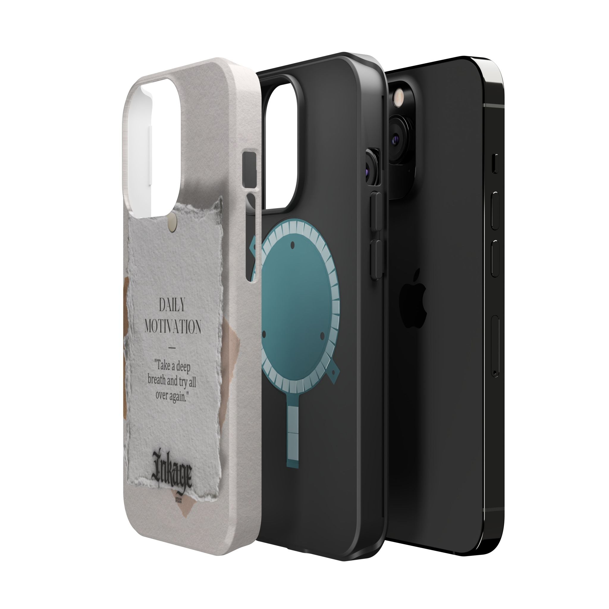 "Daily Motivation" Magnetic Quote Phone Case