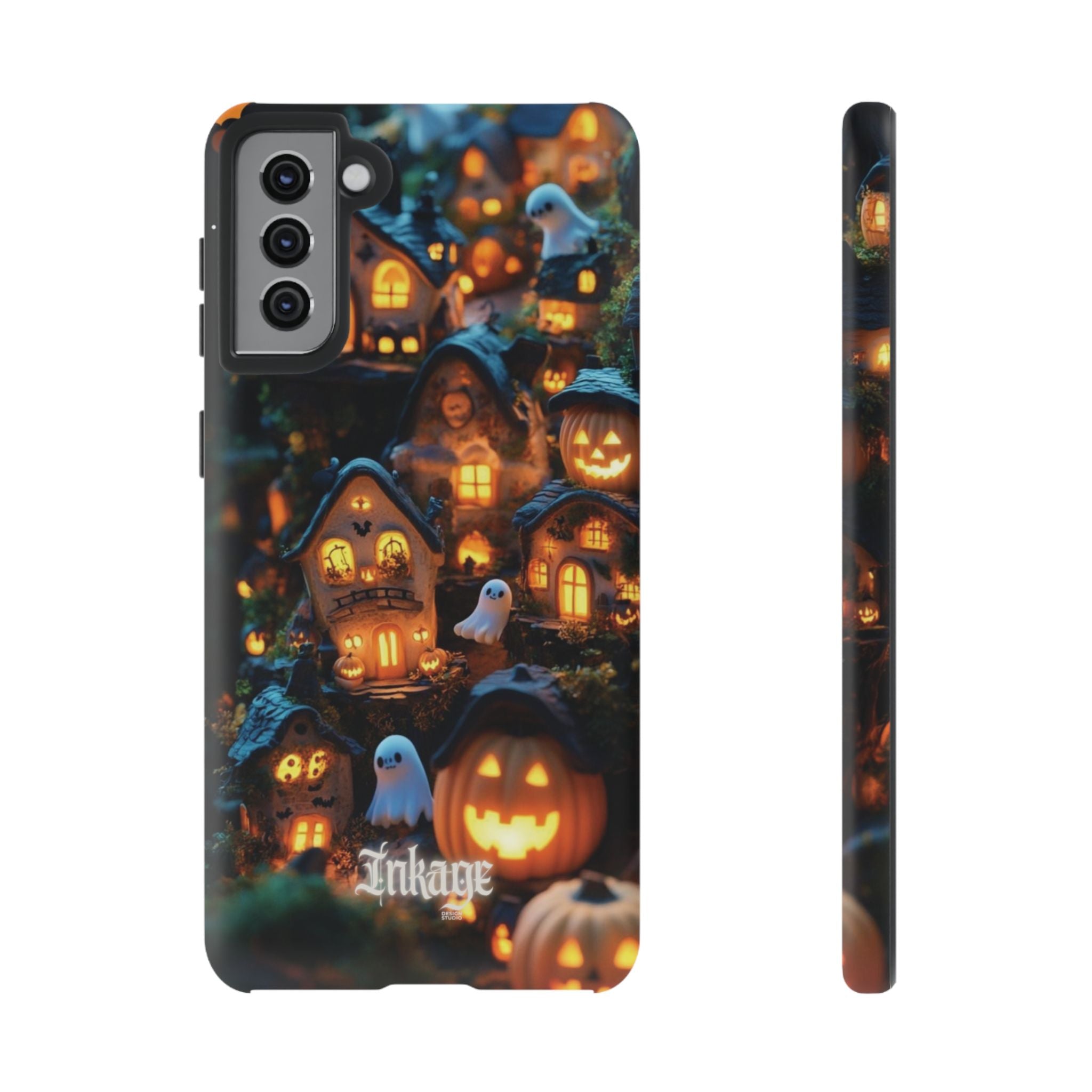 Spooky Pumpkin Village Tough Phone Cases (Season)