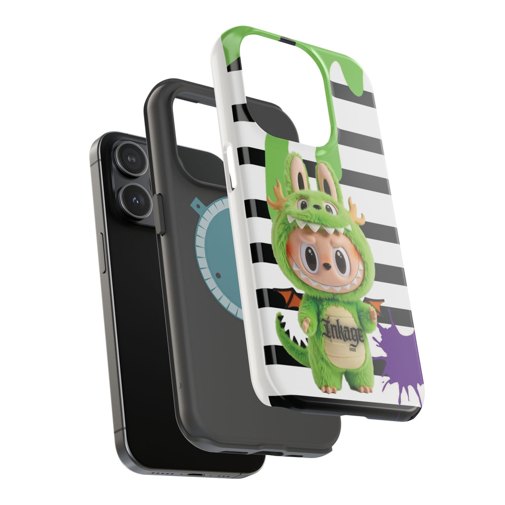 Greenie Labubu Spooky Magnetic Phone Case (Animation)