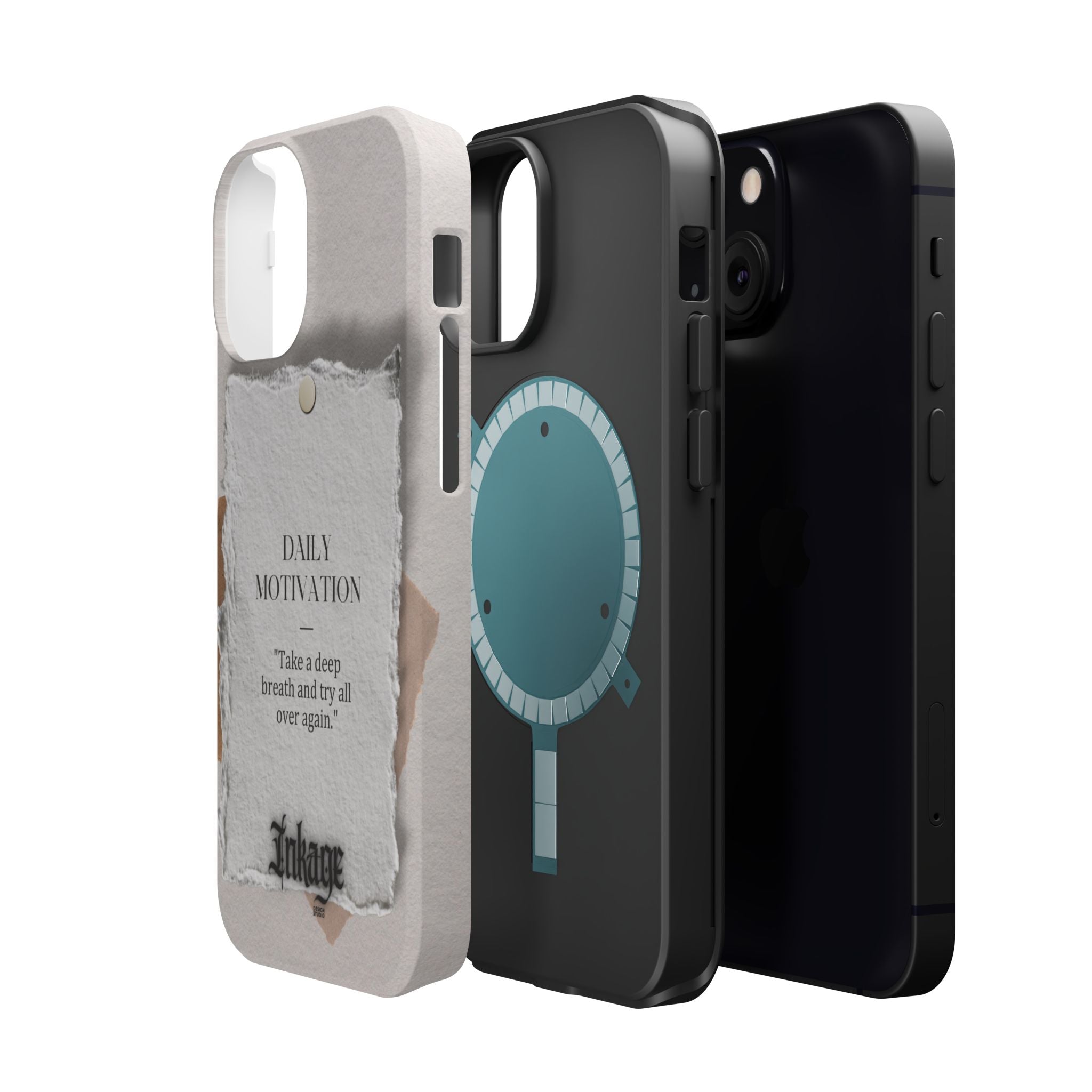 "Daily Motivation" Magnetic Quote Phone Case