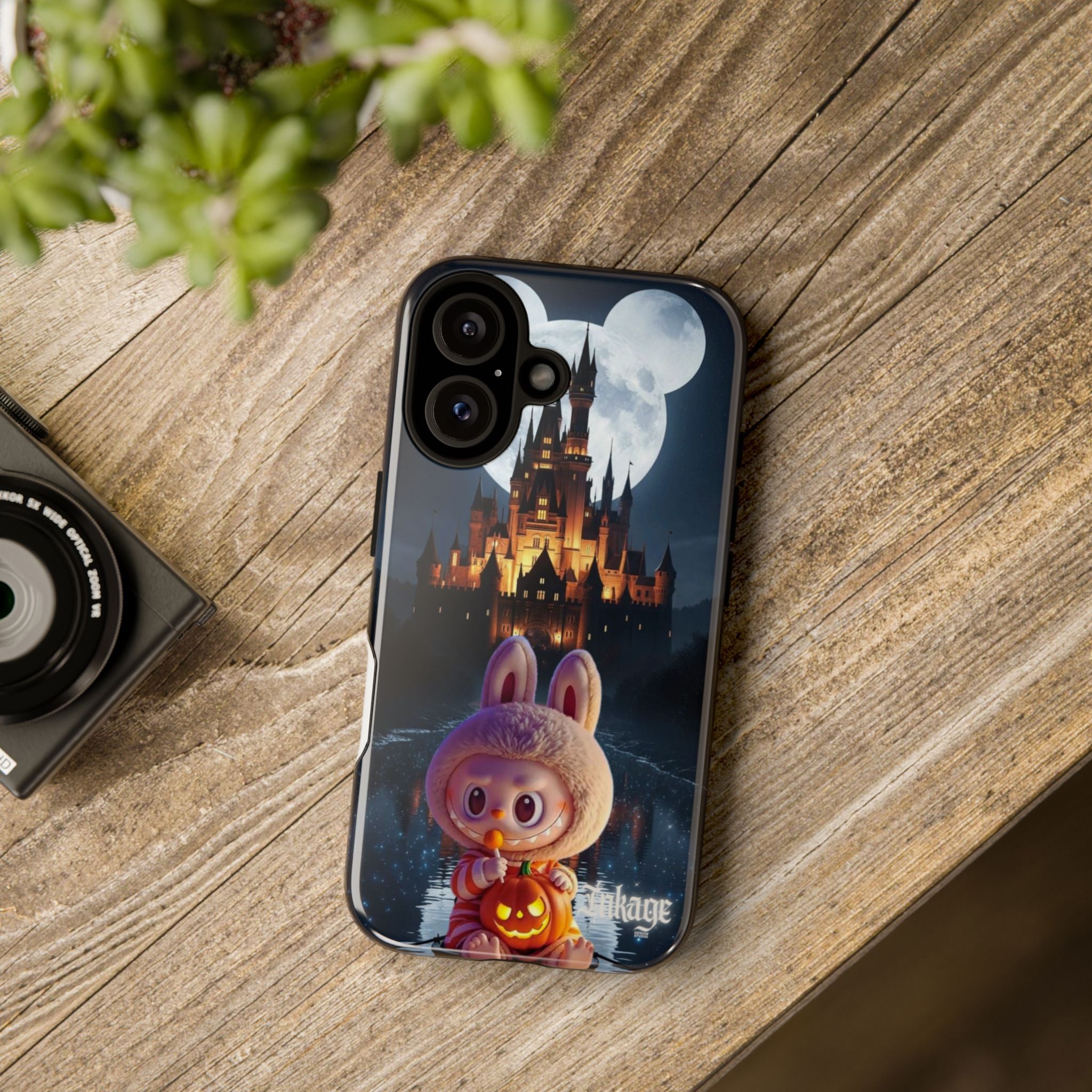 Labubu Halloween On Disney Boat Tough Phone Cases (Season, Animation)