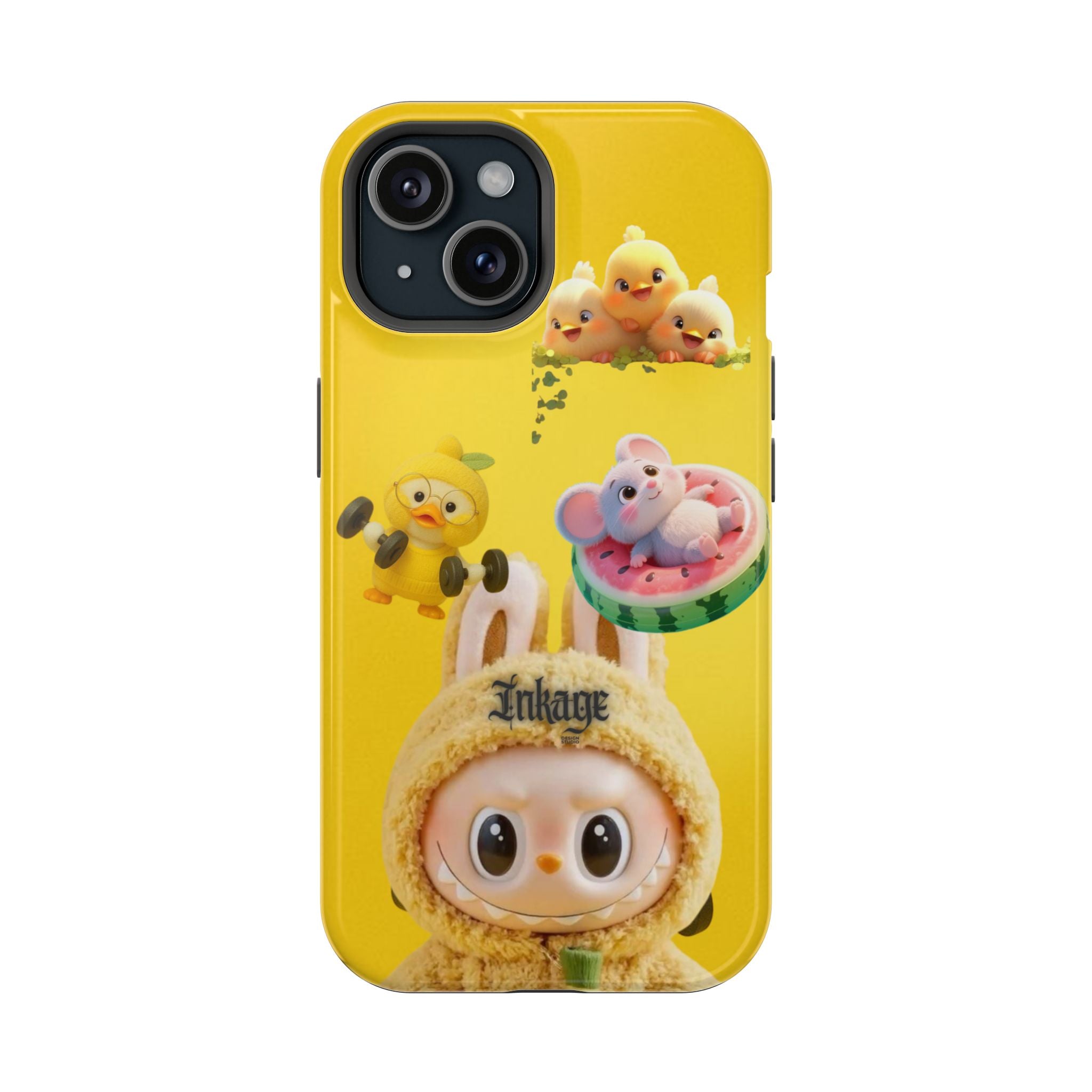 Yellow Cutie Labubu Magnetic Phone Cases (Animation)