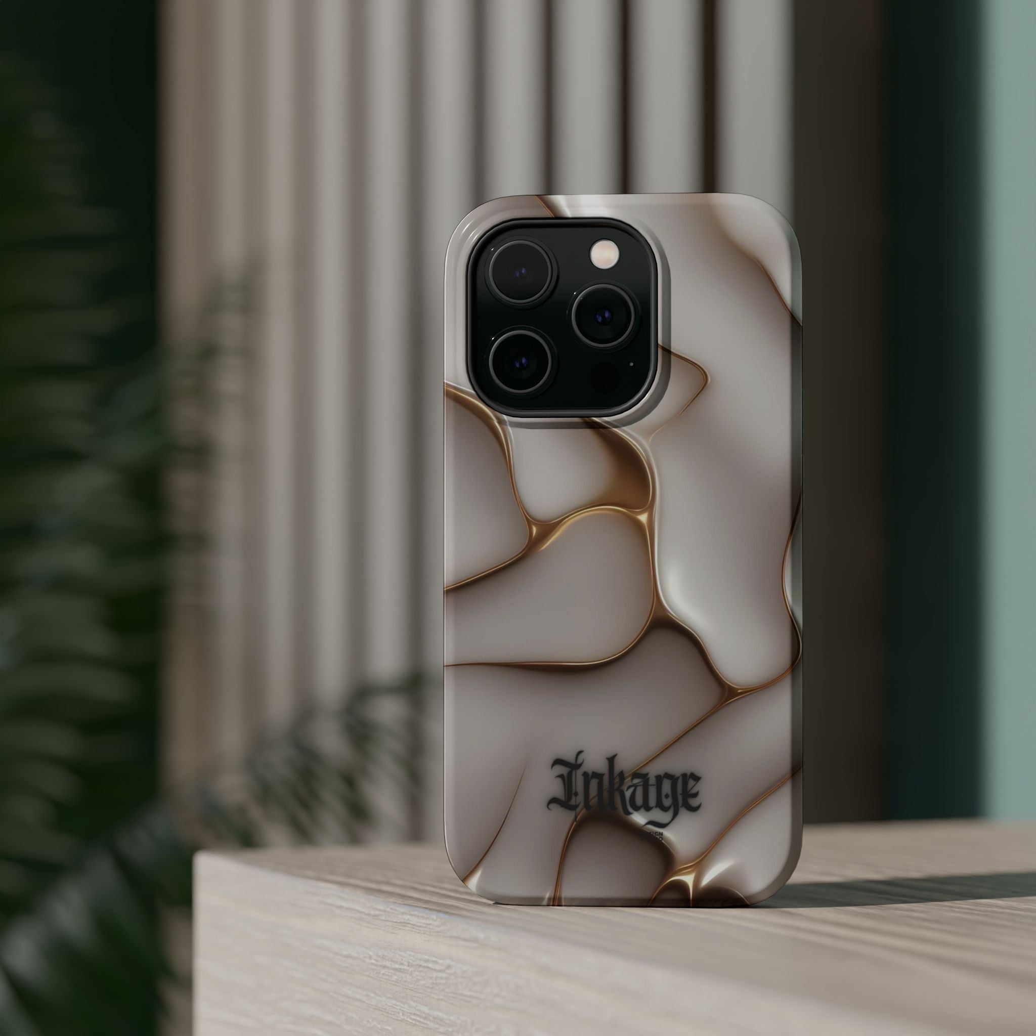 Golden Flow Magnetic Phone Cases (Minimal)