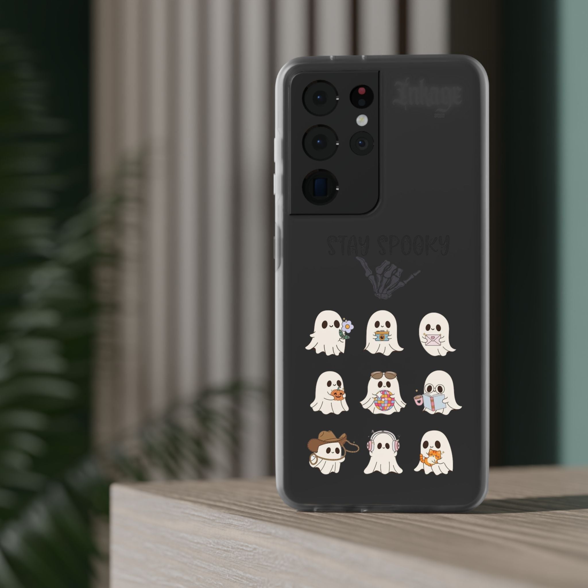 Stay Spooky Clear Phone Cases (Season)