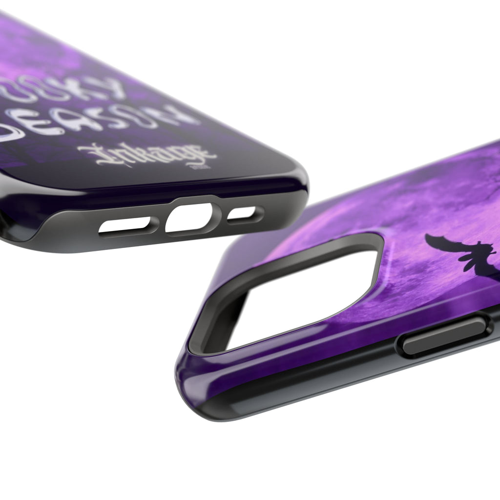 Purple Spooky Season Magnetic Phone Cases (Season)