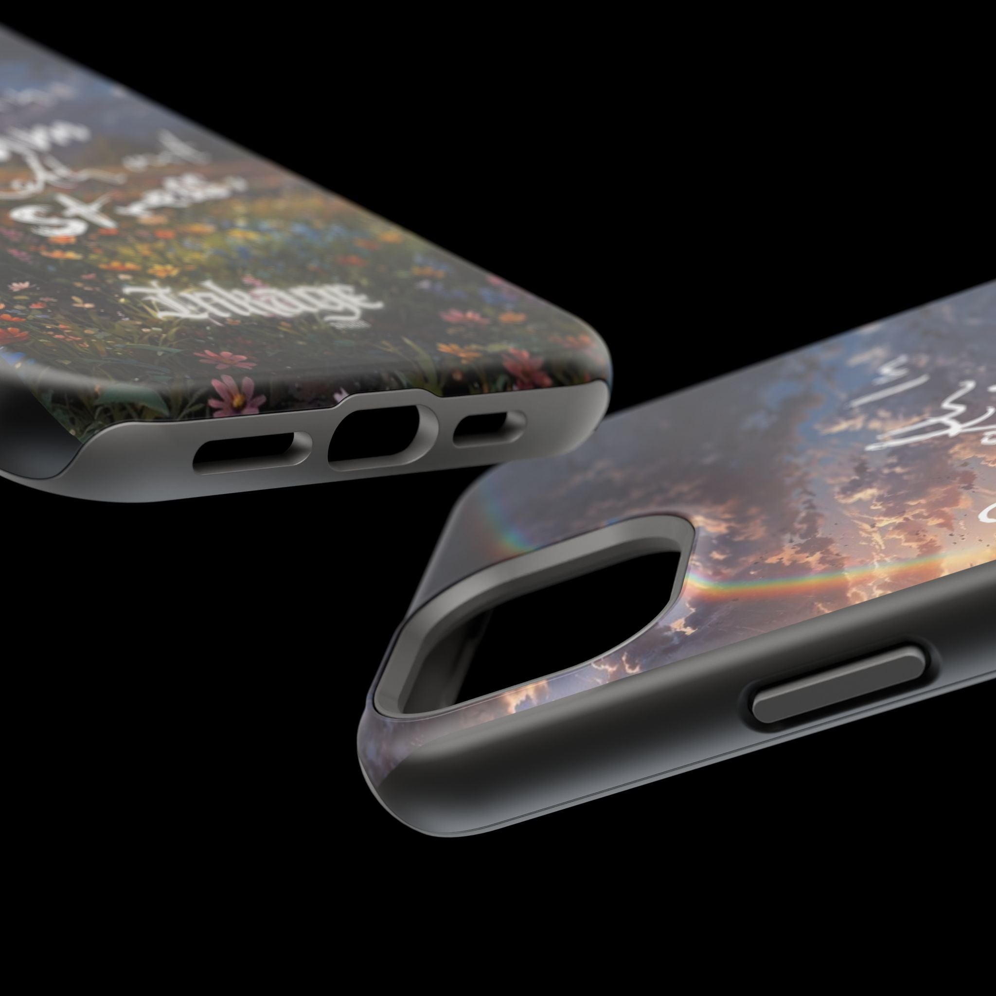 "Breath in Calm Breath out Stress" Magnetic Phone Cases (Quote)