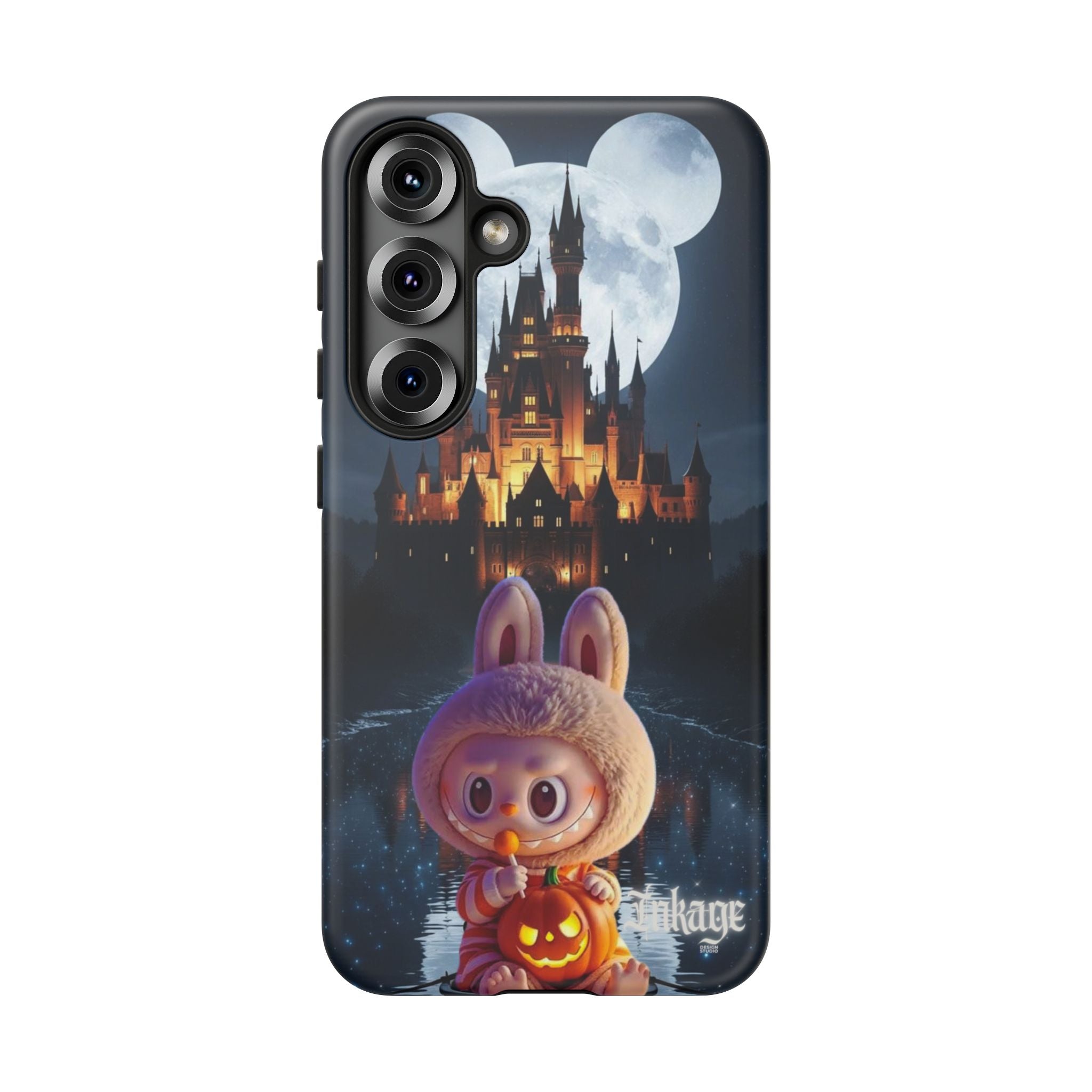Labubu Halloween On Disney Boat Tough Phone Cases (Season, Animation)