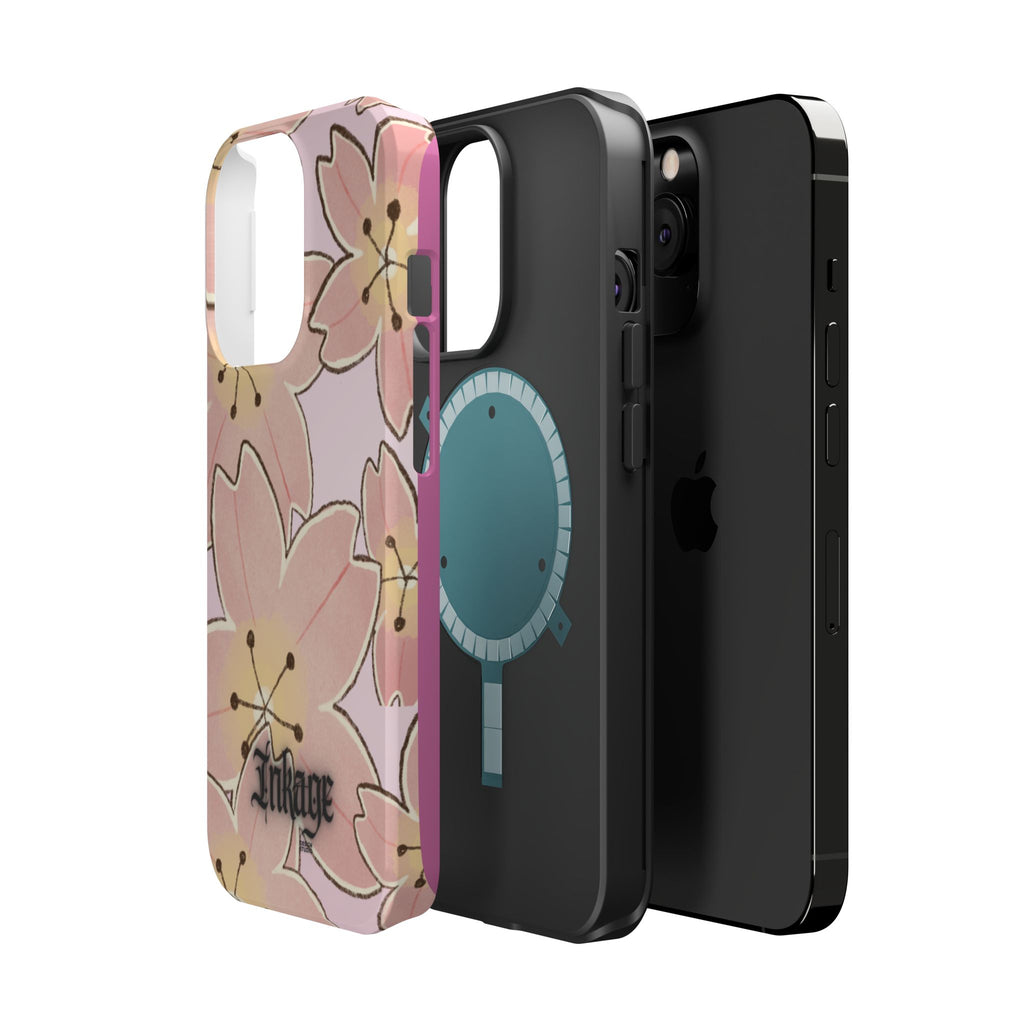 Charming Floral Magnetic Phone Case (Minimal)