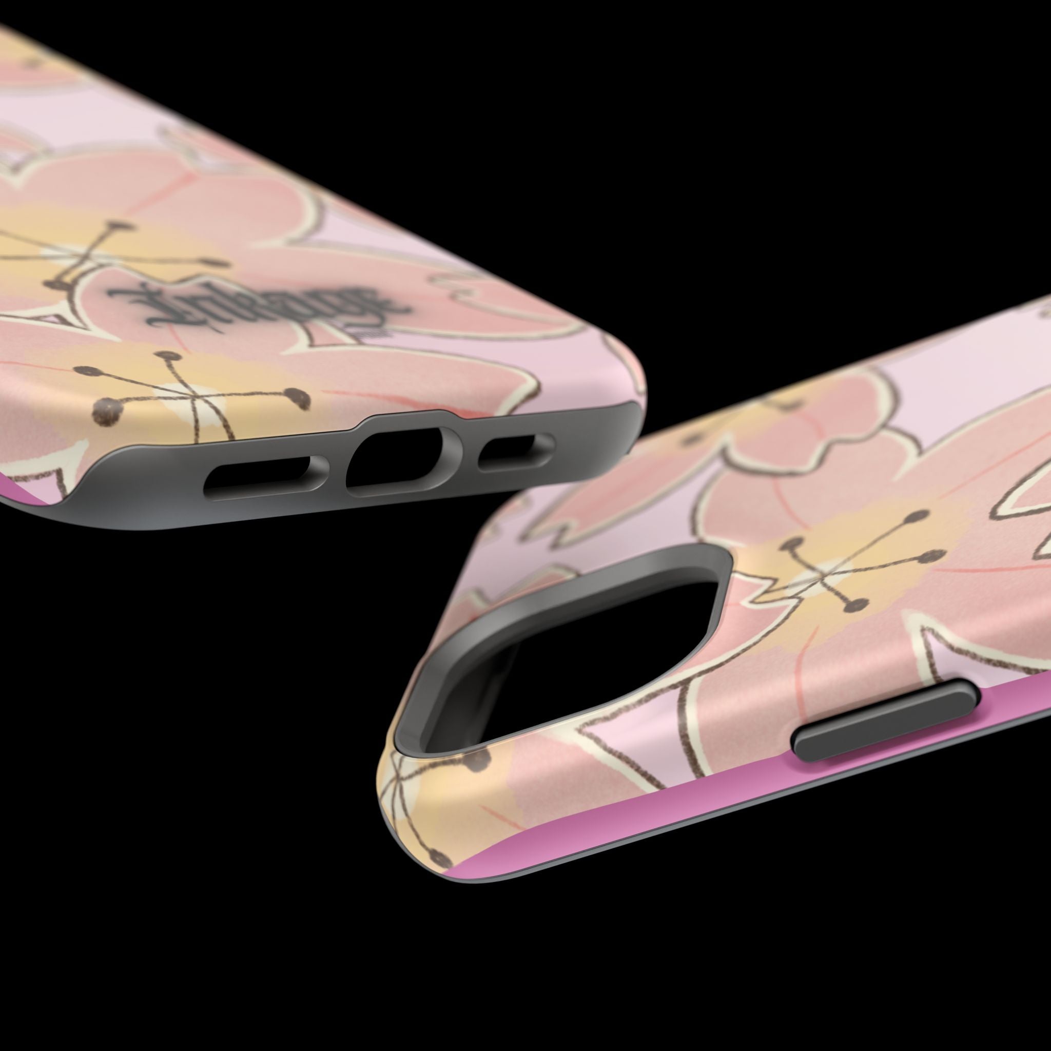 Charming Floral Magnetic Phone Case (Minimal)