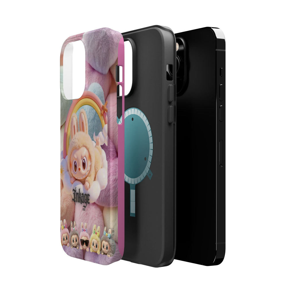 Pastel Rainbow Labubu Magnetic Phone Cases(Animation)