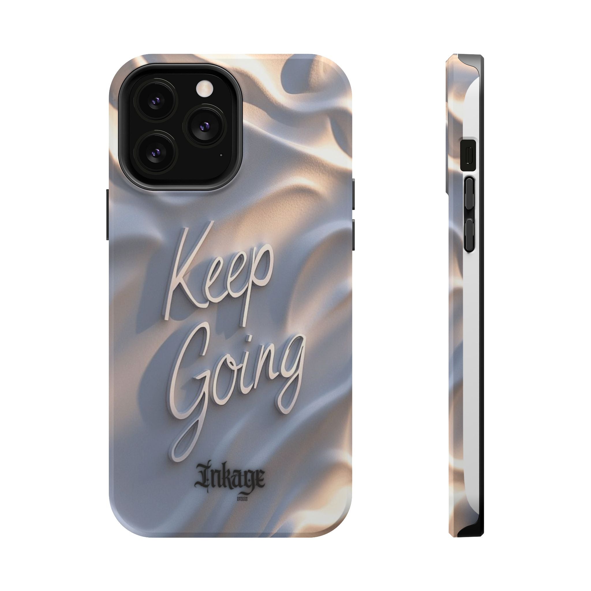 "Keep Going" Magnetic Phone Cases (Quote)