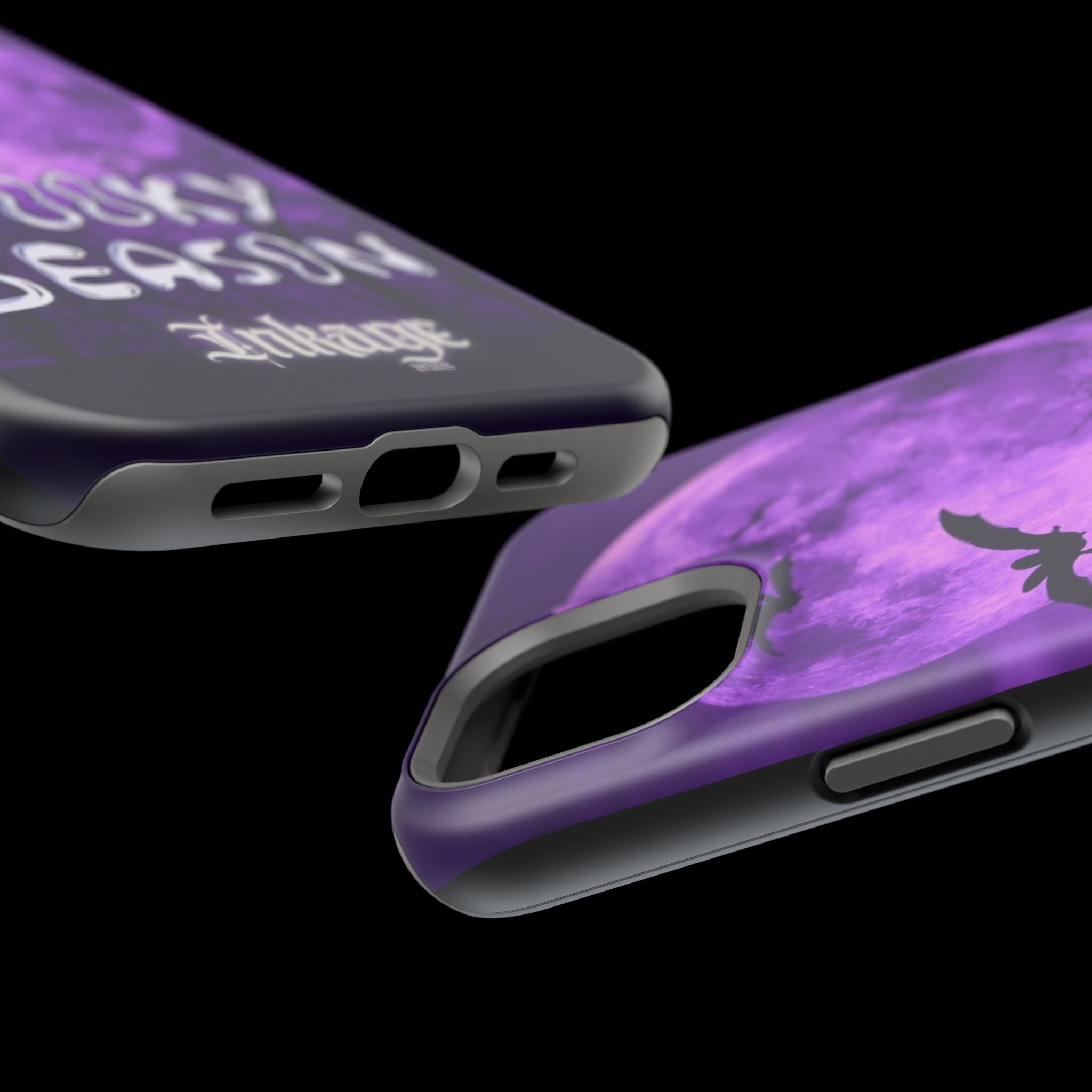 Purple Spooky Season Magnetic Phone Cases (Season)