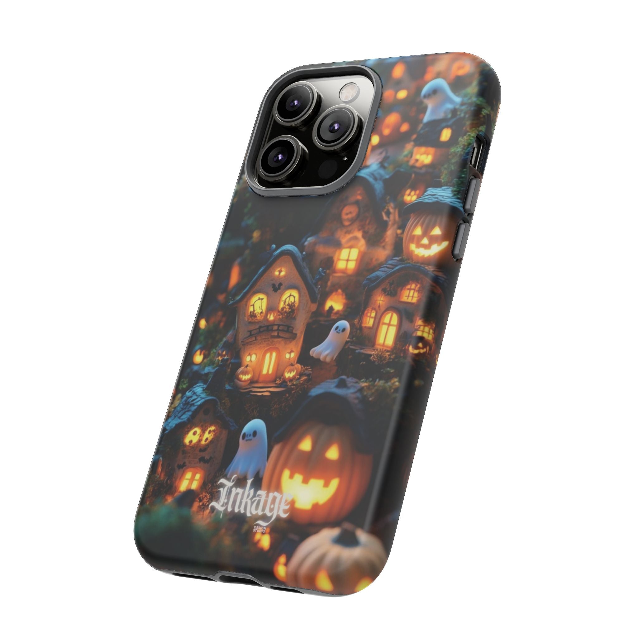 Spooky Pumpkin Village Tough Phone Cases (Season)