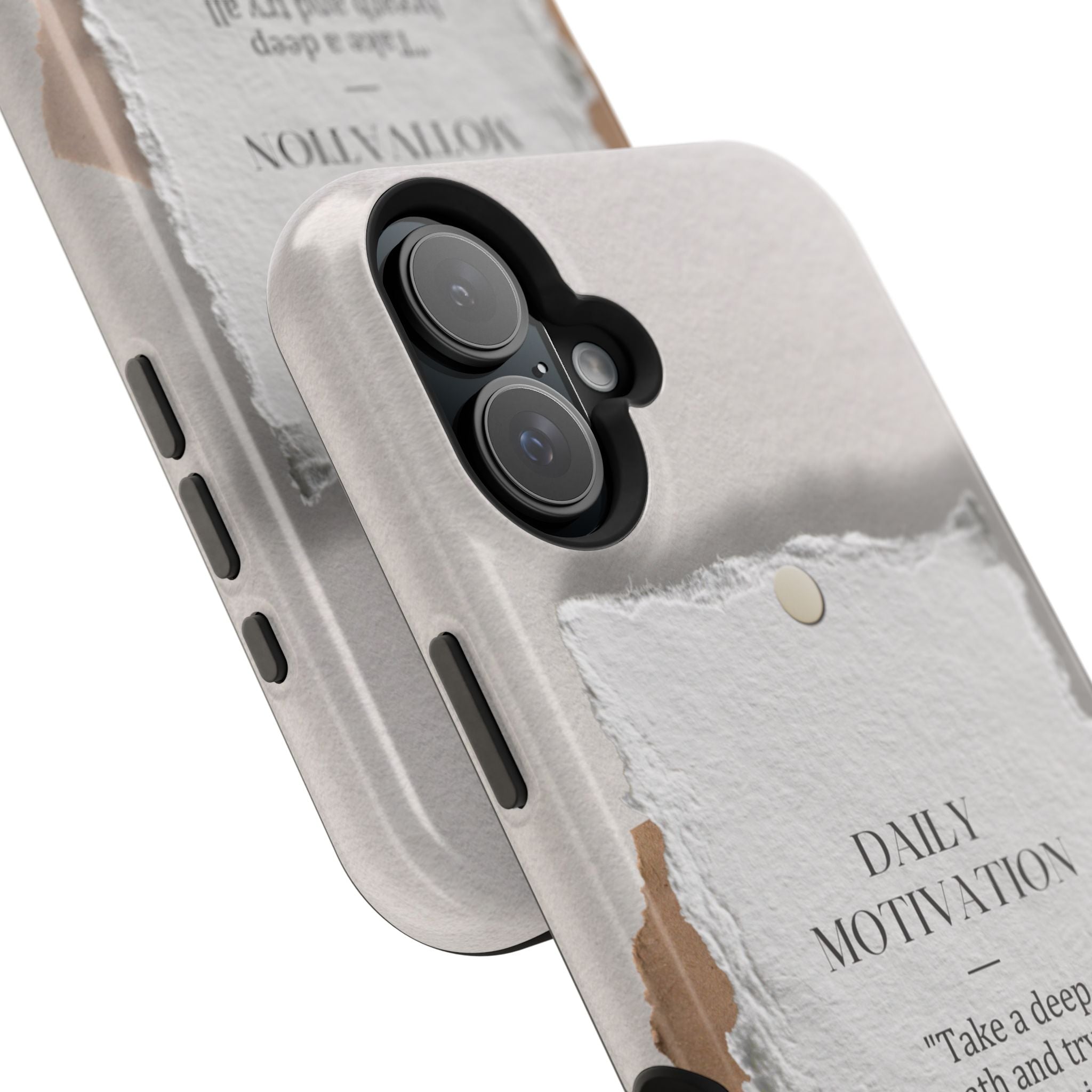 "Daily Motivation" Magnetic Quote Phone Case