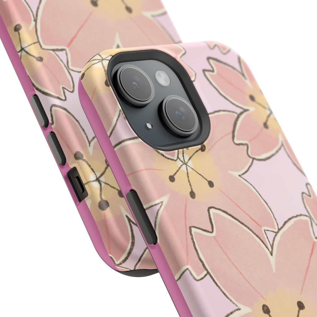 Charming Floral Magnetic Phone Cases (Minimal)
