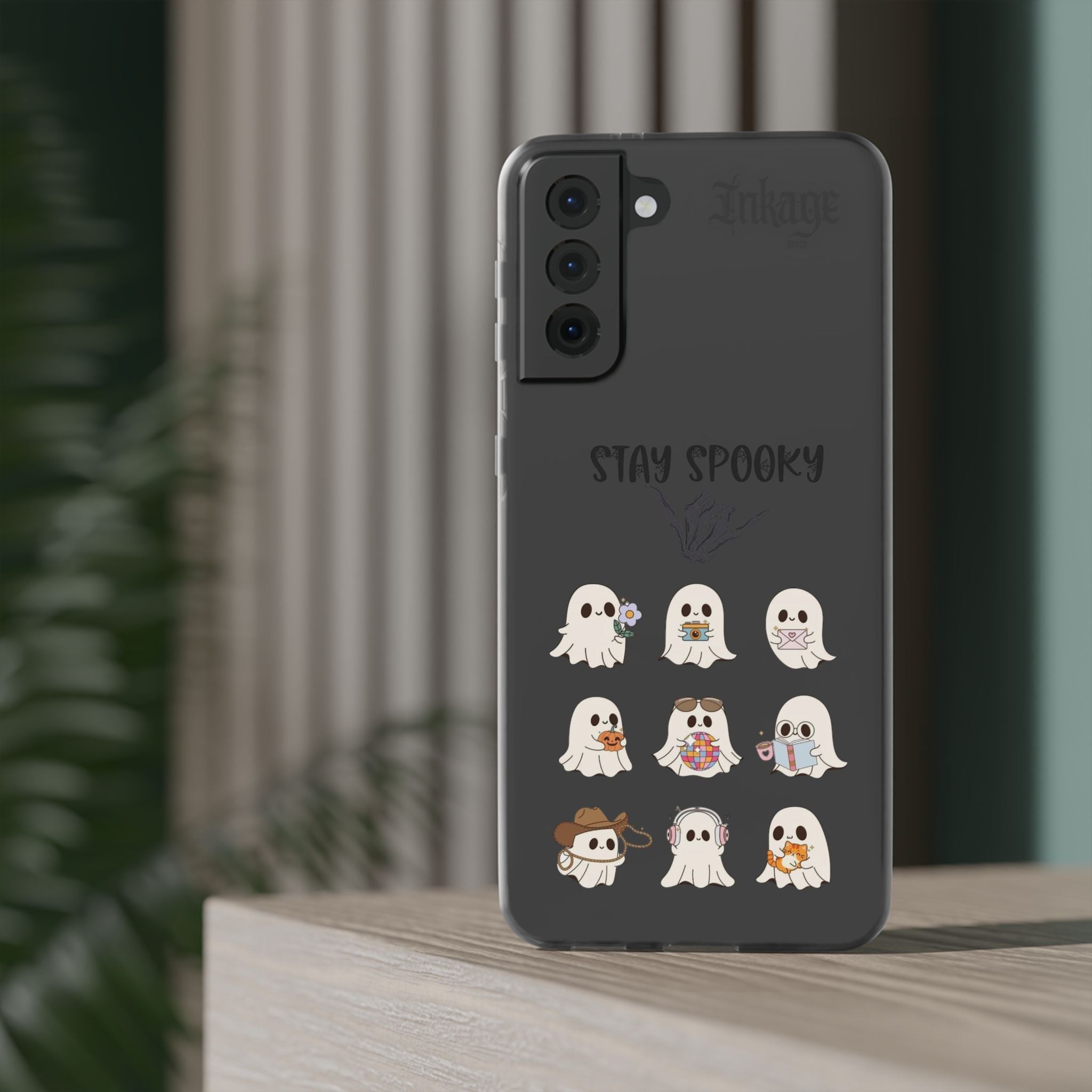 Stay Spooky Clear Phone Cases (Season)