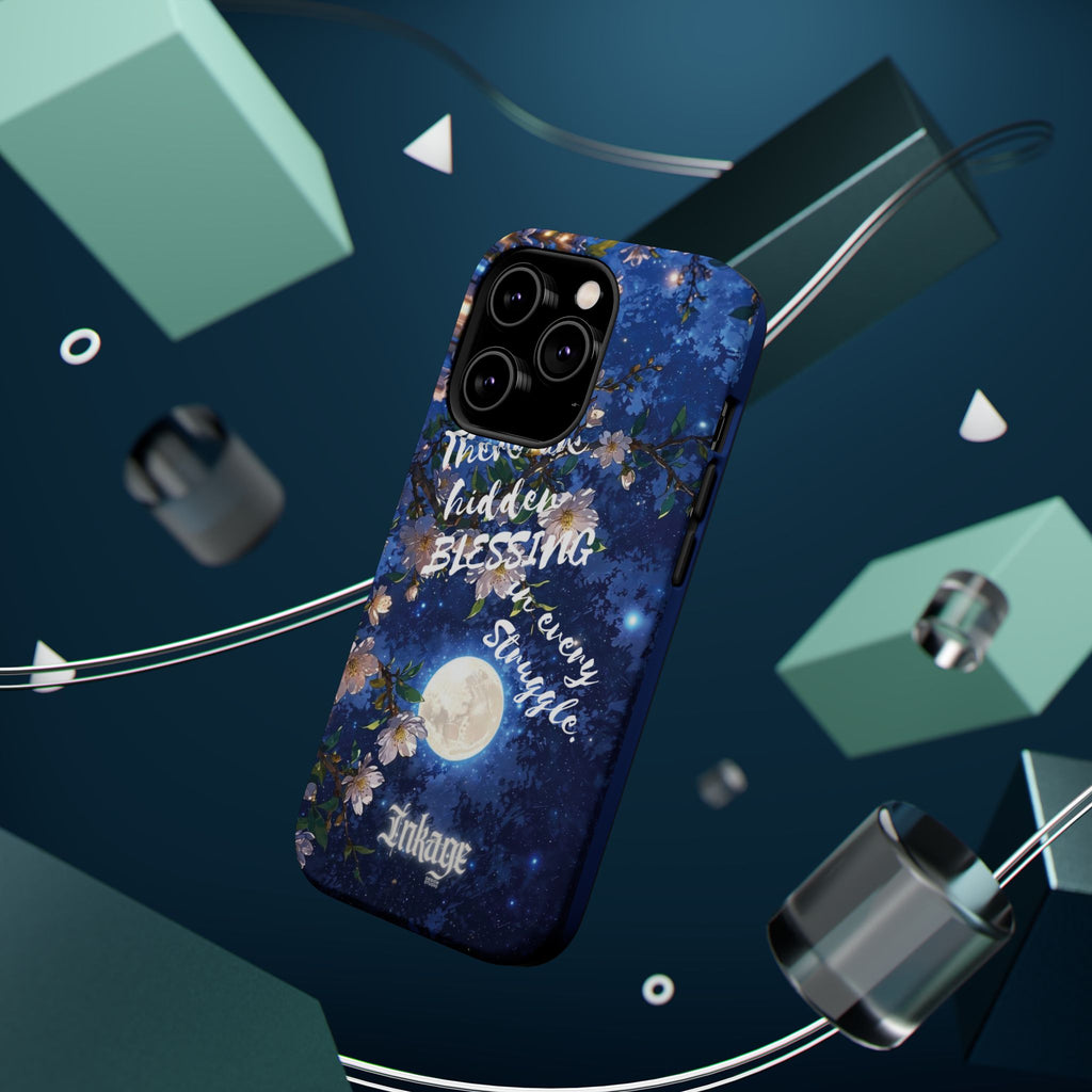 “Moonlit Blessing” Magnetic Phone Cases (Quote)