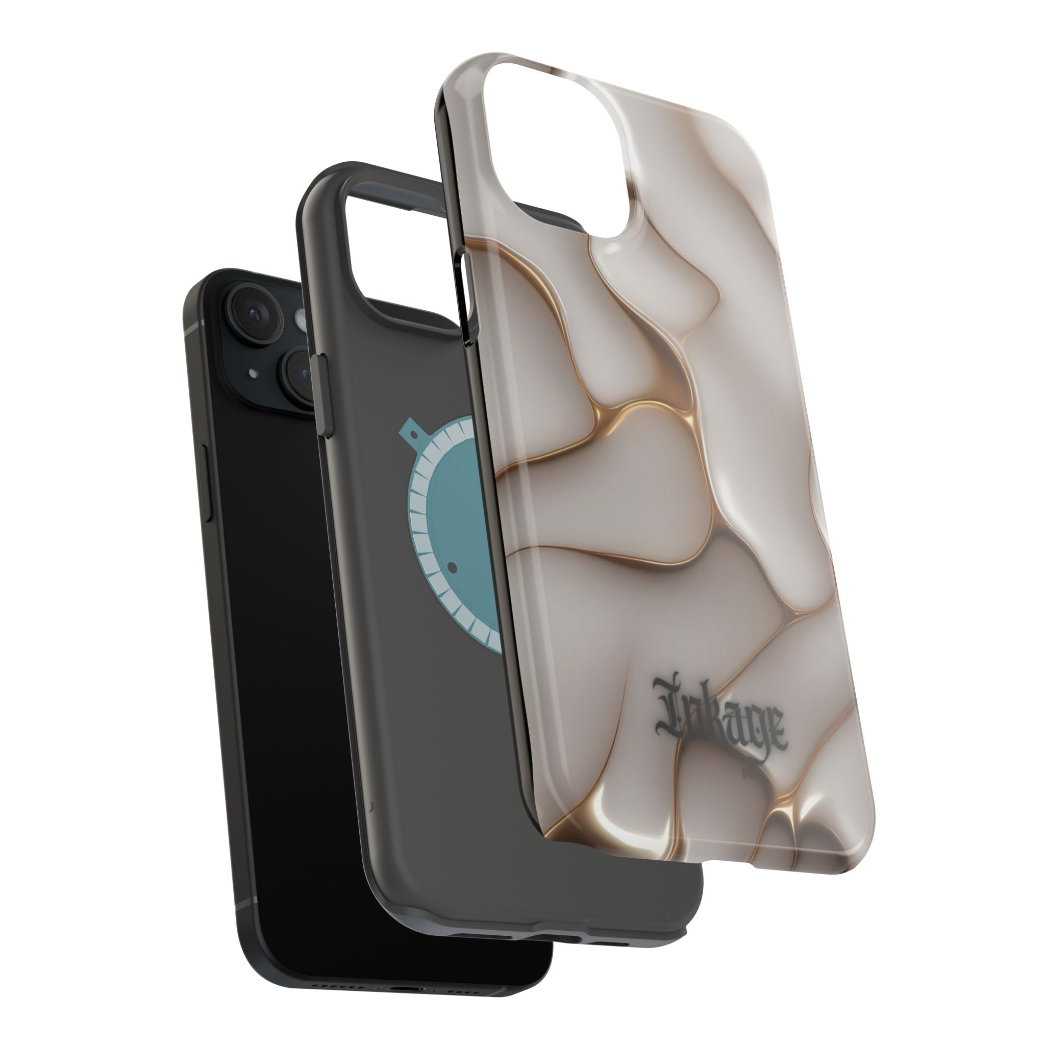 Golden Flow Magnetic Phone Cases (Minimal)