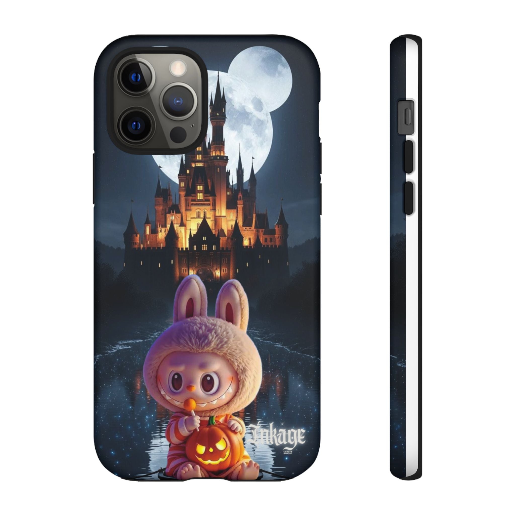 Labubu Halloween On Disney Boat Tough Phone Cases (Season, Animation)