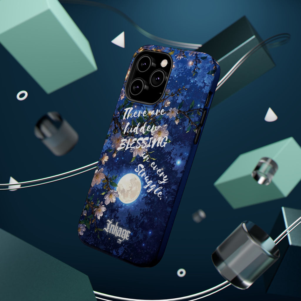 “Moonlit Blessing” Magnetic Phone Cases (Quote)