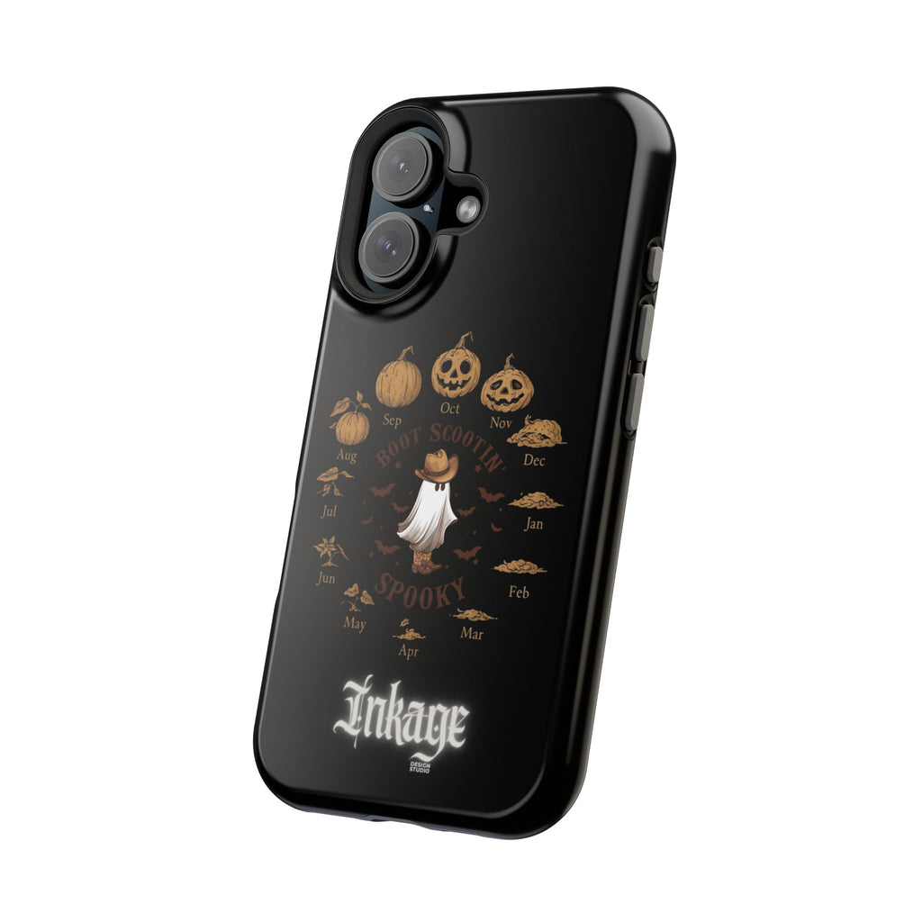 Spooky Boot Halloween Pumpkin Magnetic Phone Case (Season)