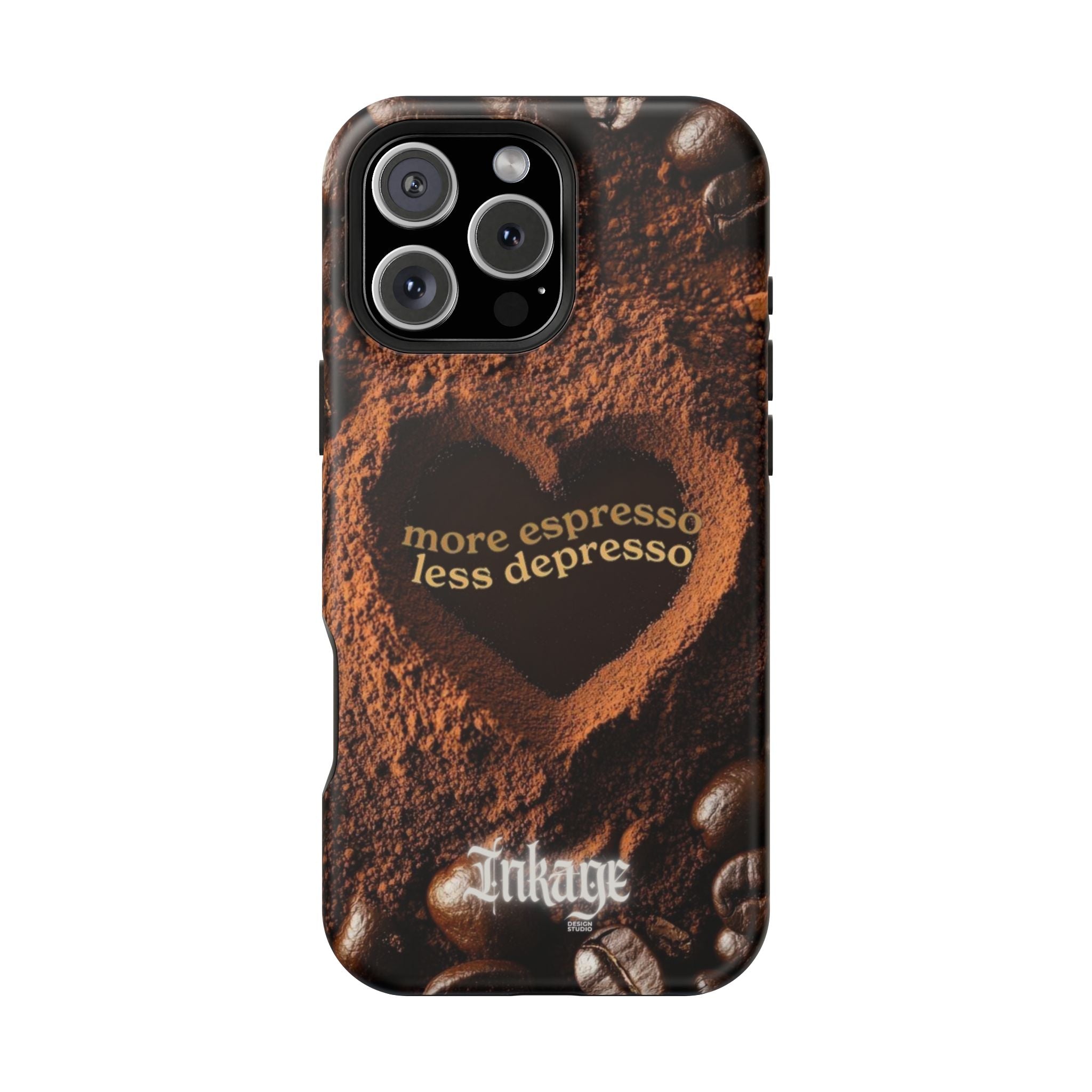 "More Espresso Less Depresso" Quote Magnetic Phone Cases