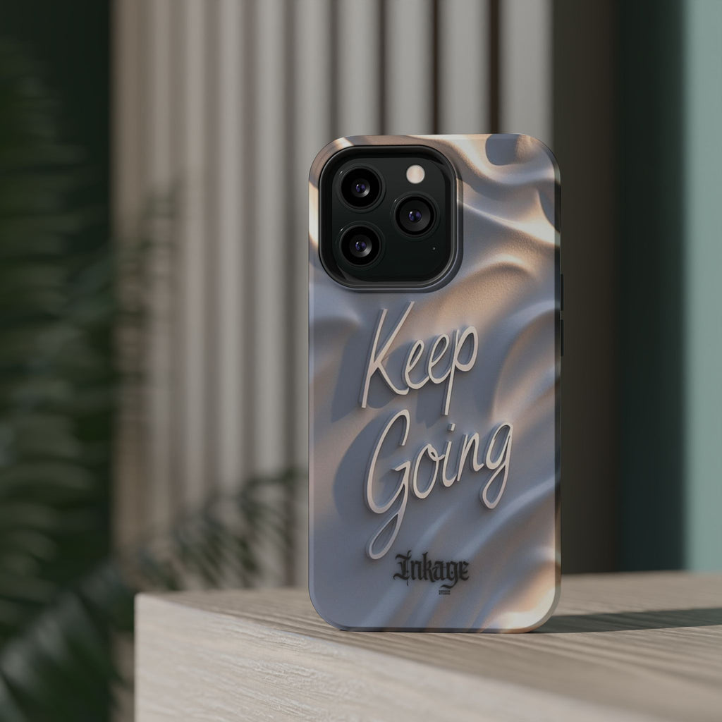 "Keep Going" Magnetic Phone Cases (Quote)