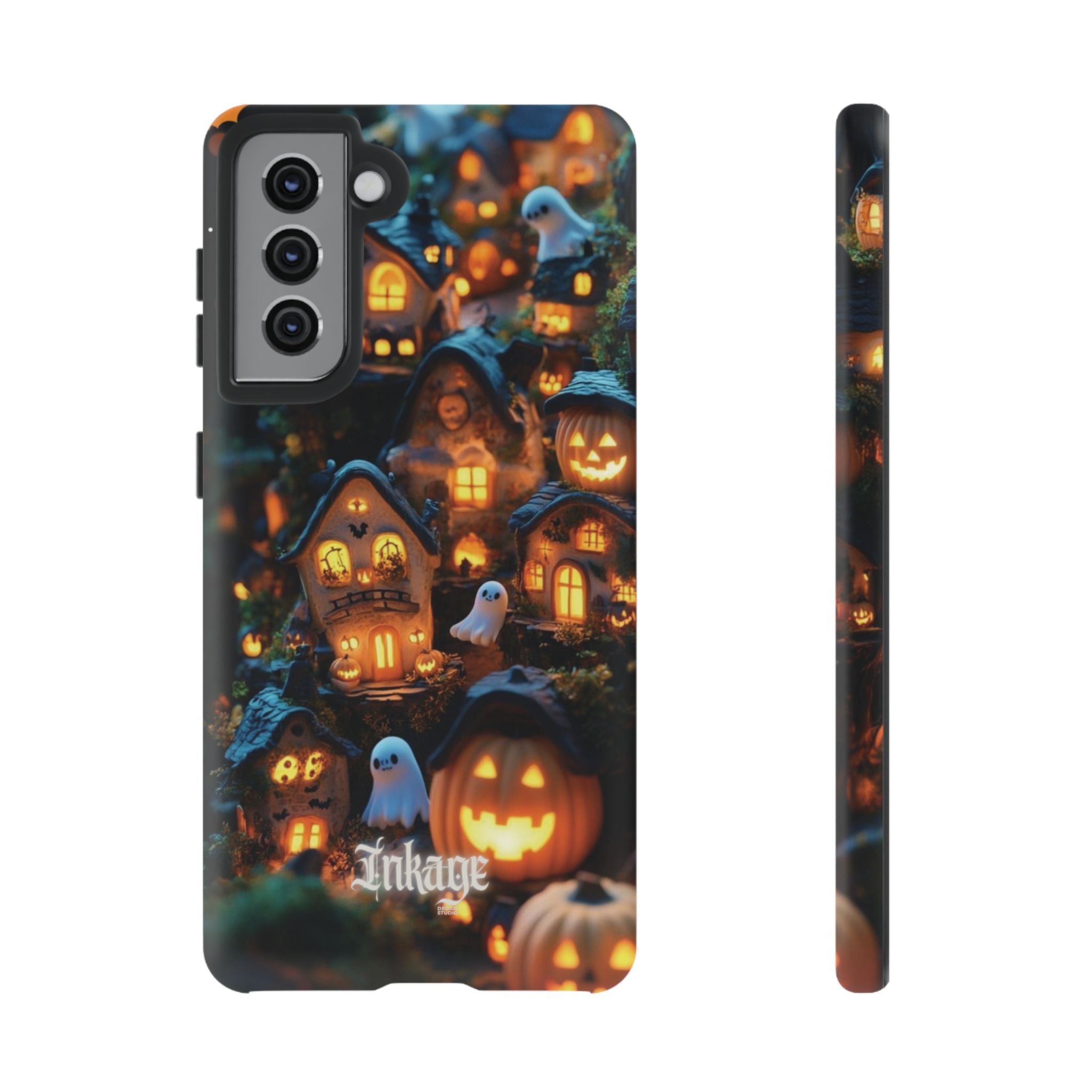 Spooky Pumpkin Village Tough Phone Cases (Season)