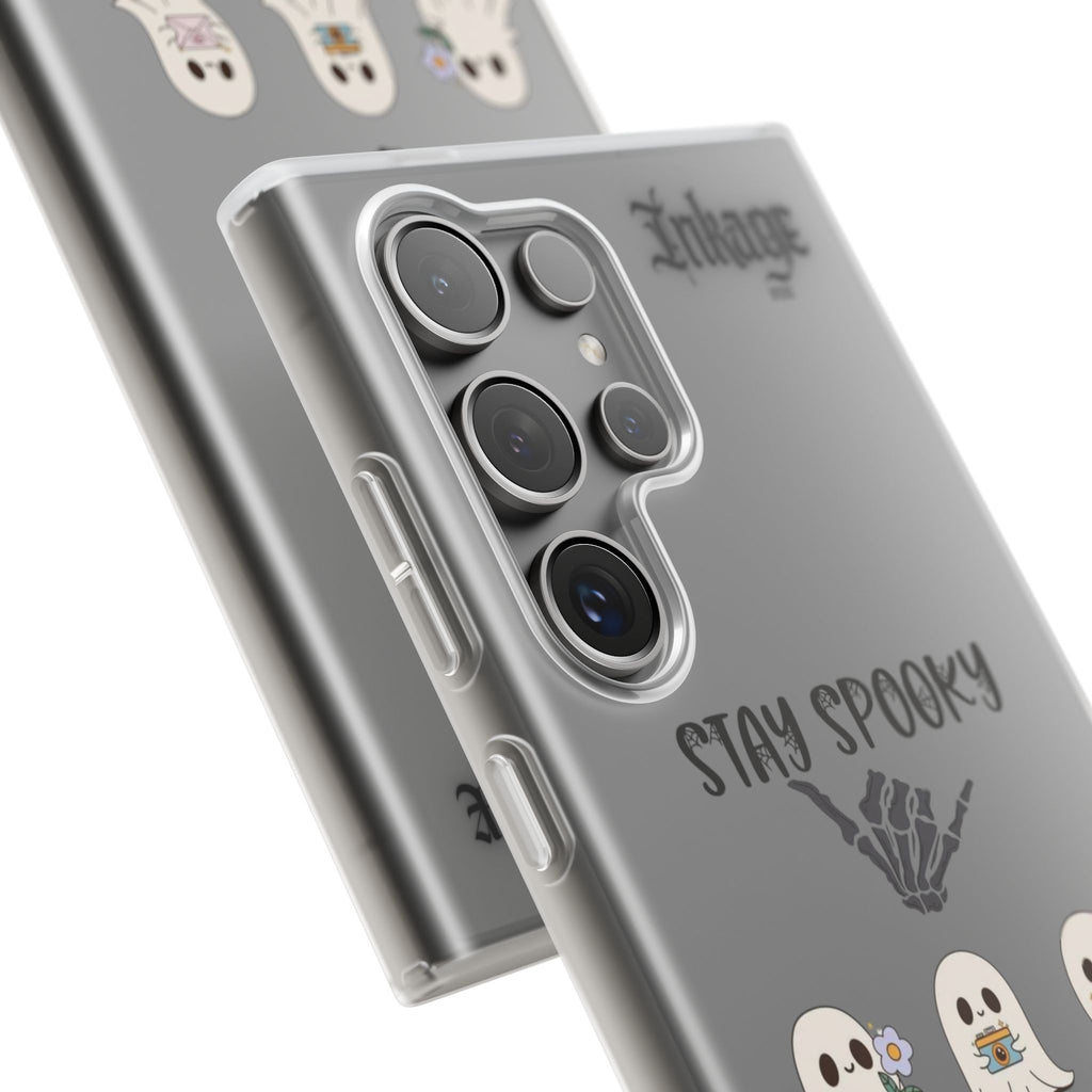 Stay Spooky Clear Phone Cases (Season)
