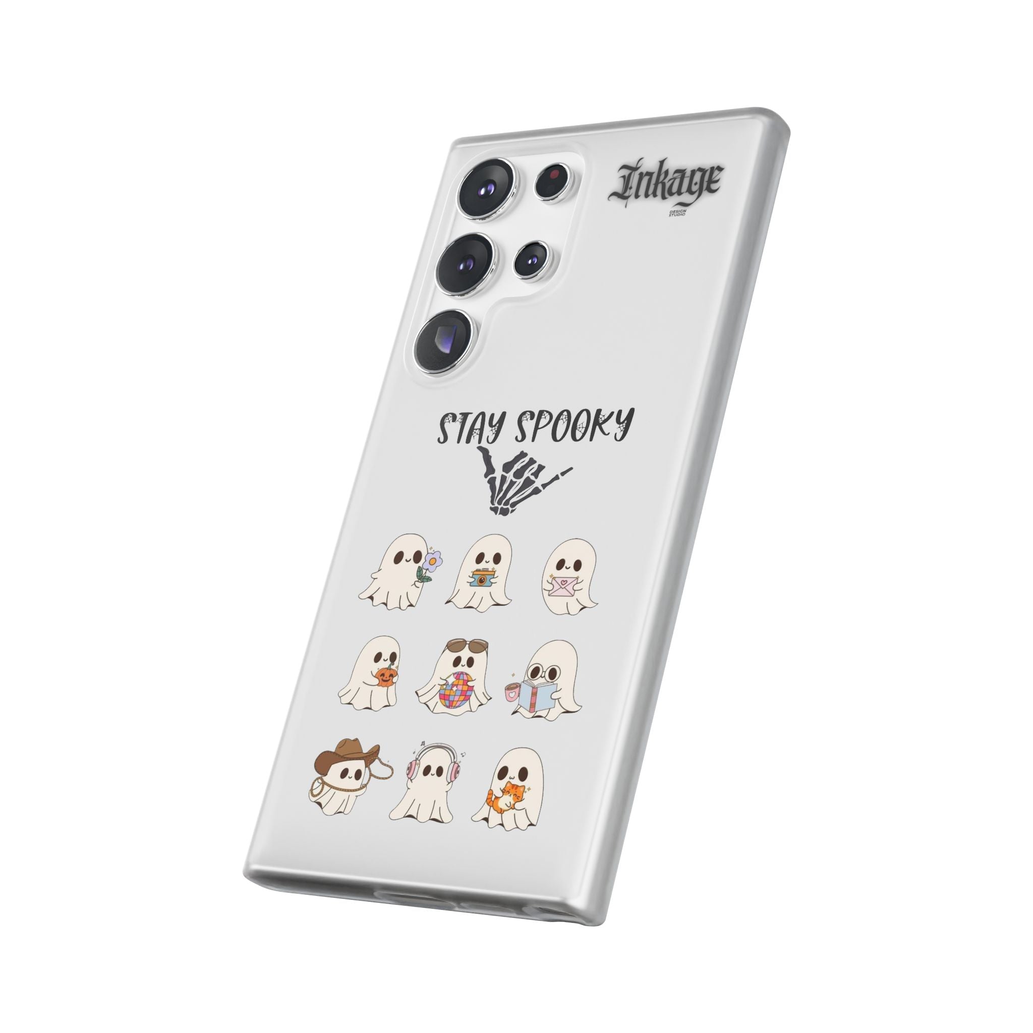 Stay Spooky Clear Phone Cases (Season)