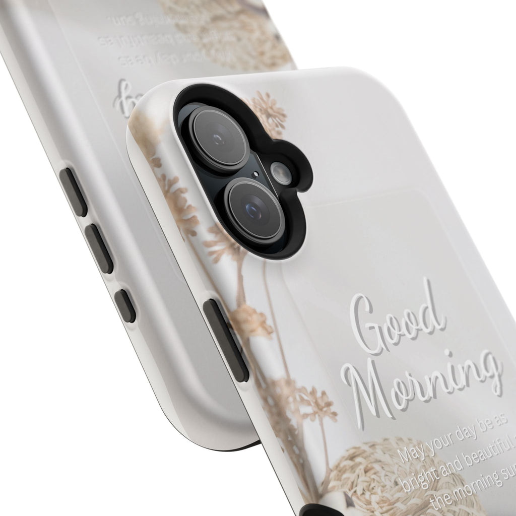 "Good Morning" Magnetic Phone Cases (Quote)