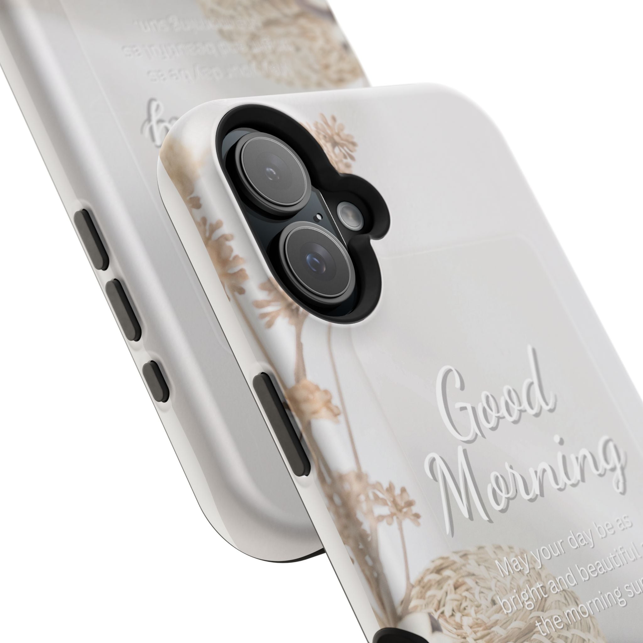 "Good Morning" Magnetic Phone Cases (Quote)
