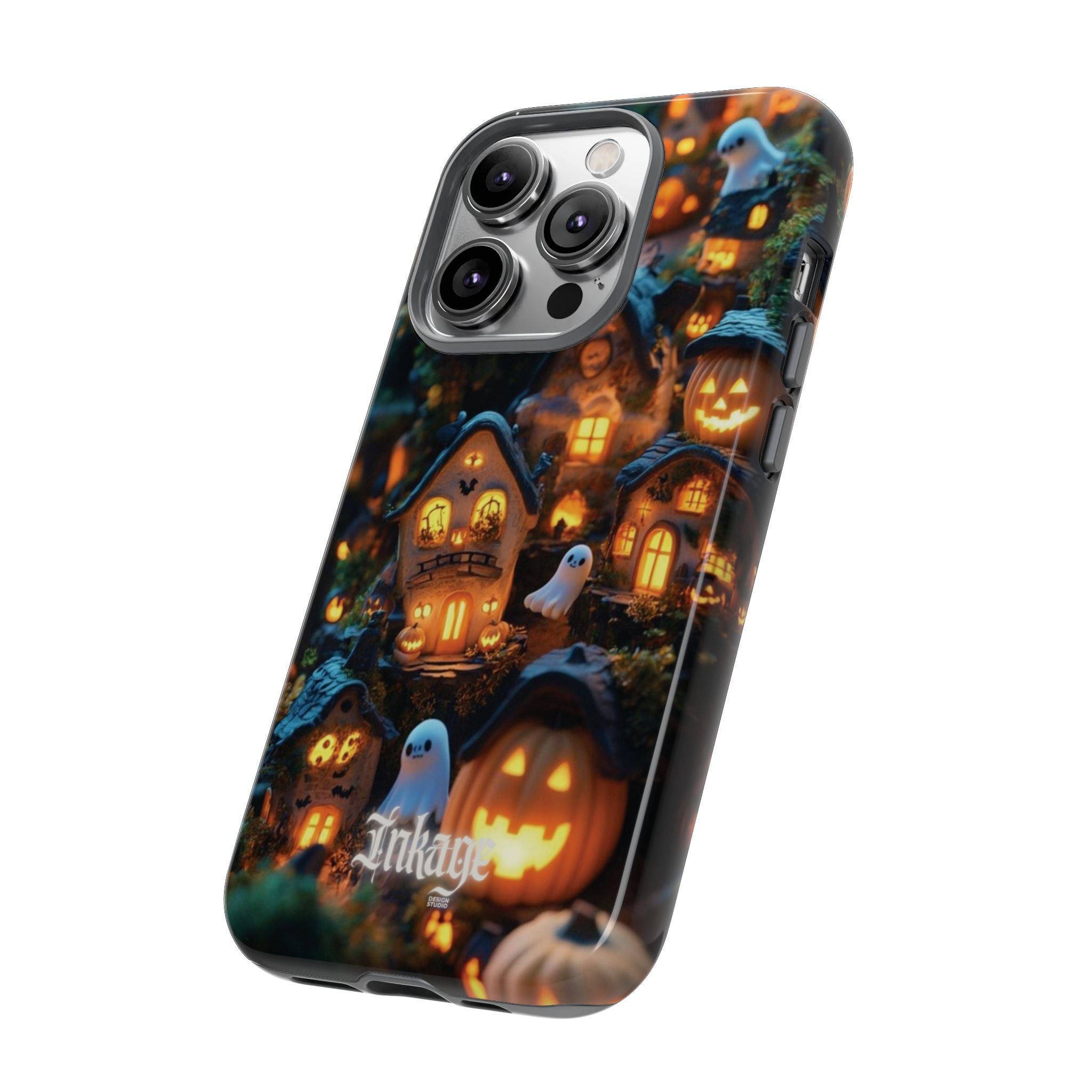Spooky Pumpkin Village Tough Phone Cases (Season)