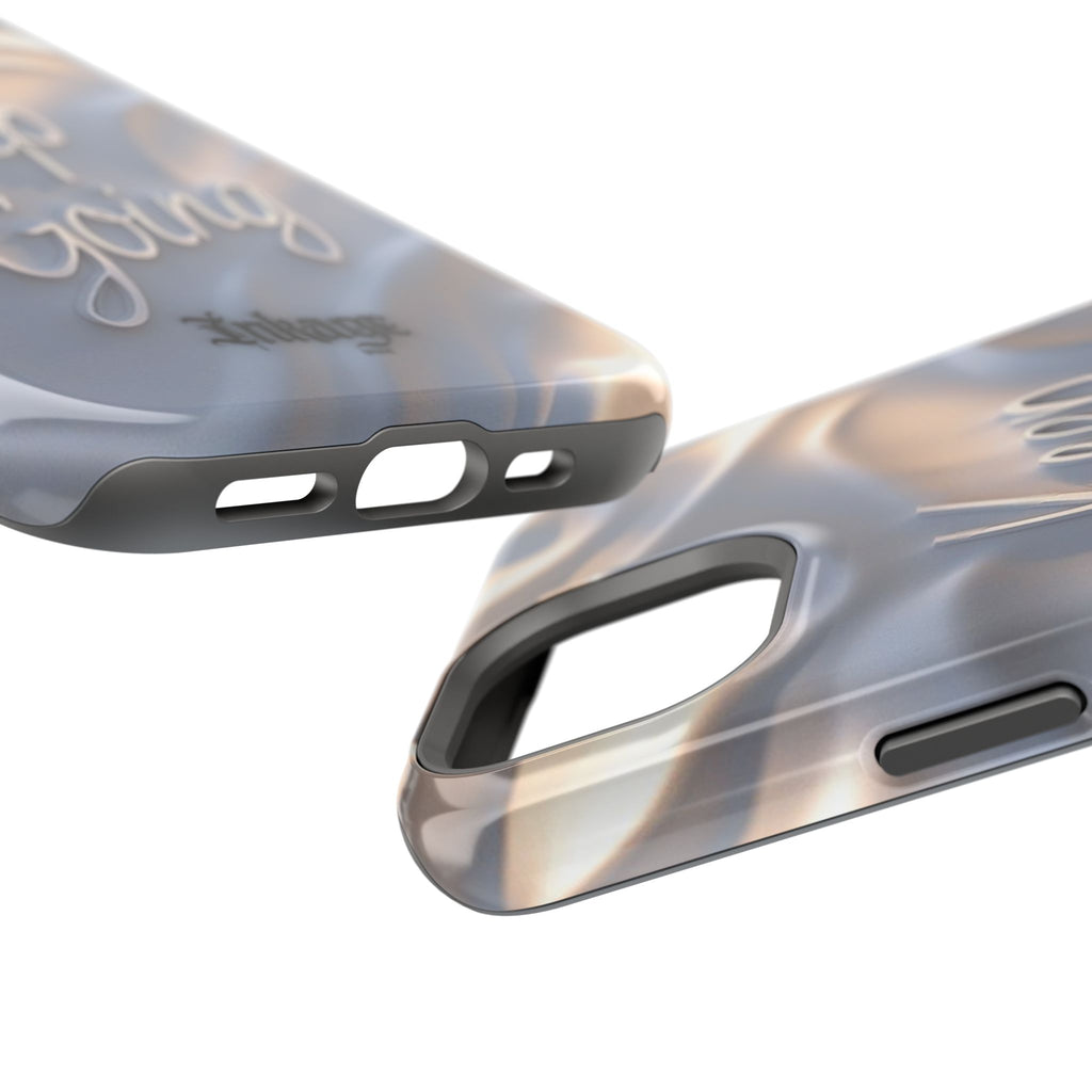 "Keep Going" Magnetic Phone Cases (Quote)