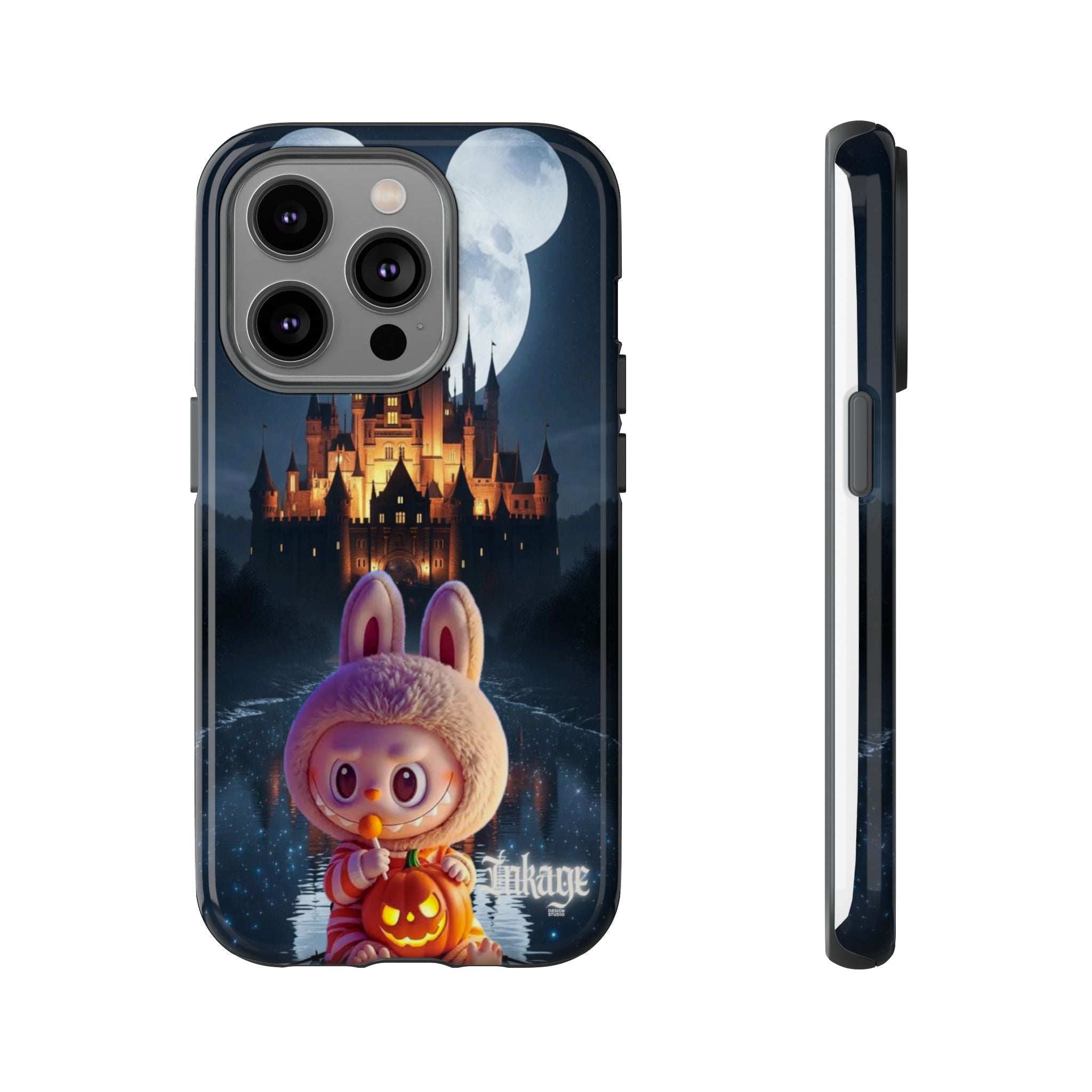Labubu Halloween On Disney Boat Tough Phone Cases (Season, Animation)