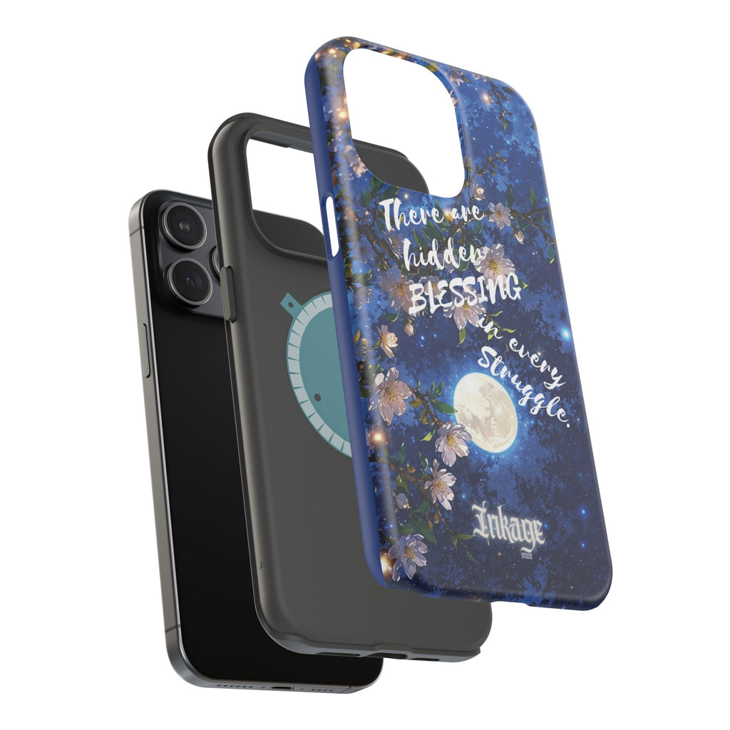 “Moonlit Blessing” Magnetic Phone Cases (Quote)