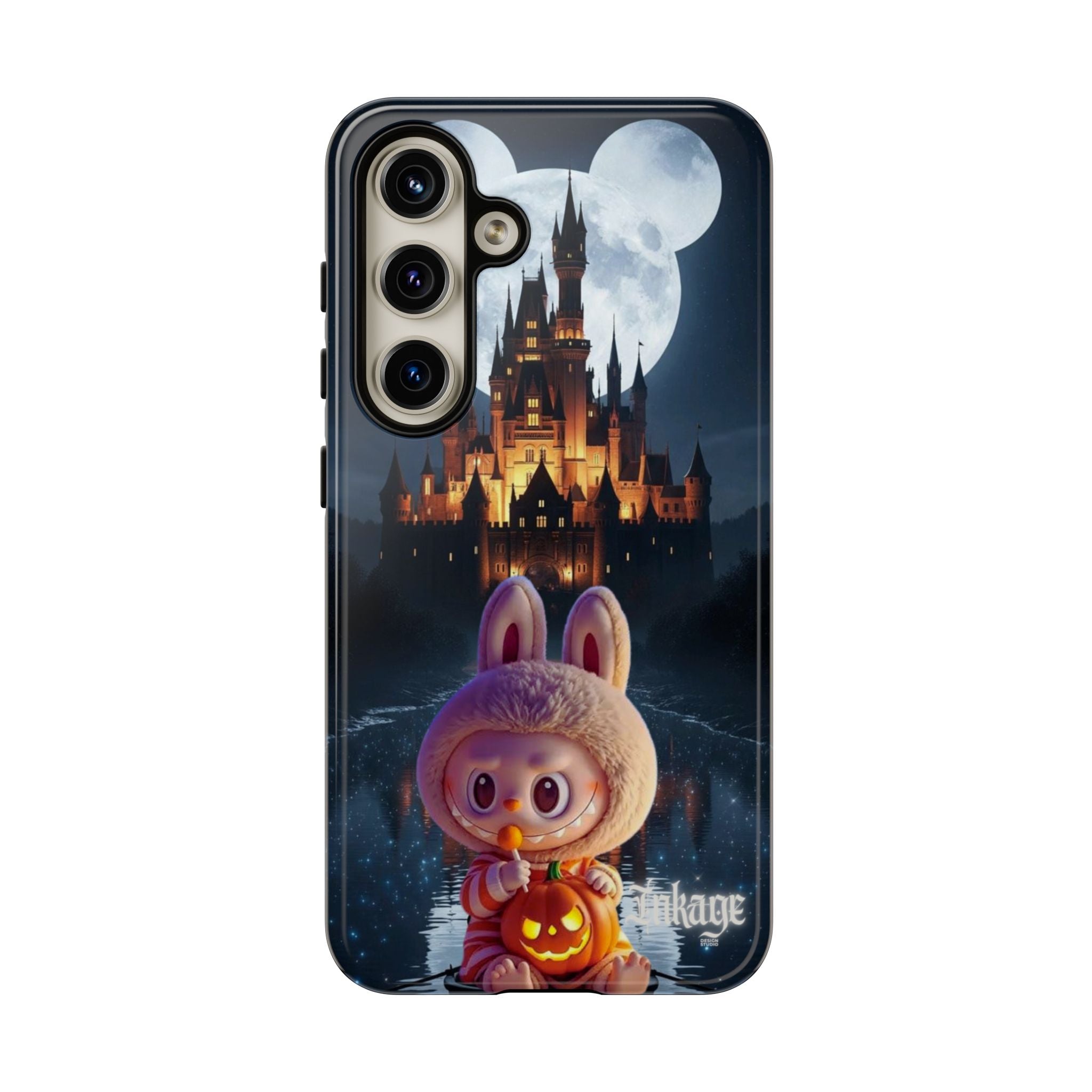 Labubu Halloween On Disney Boat Tough Phone Cases (Season, Animation)