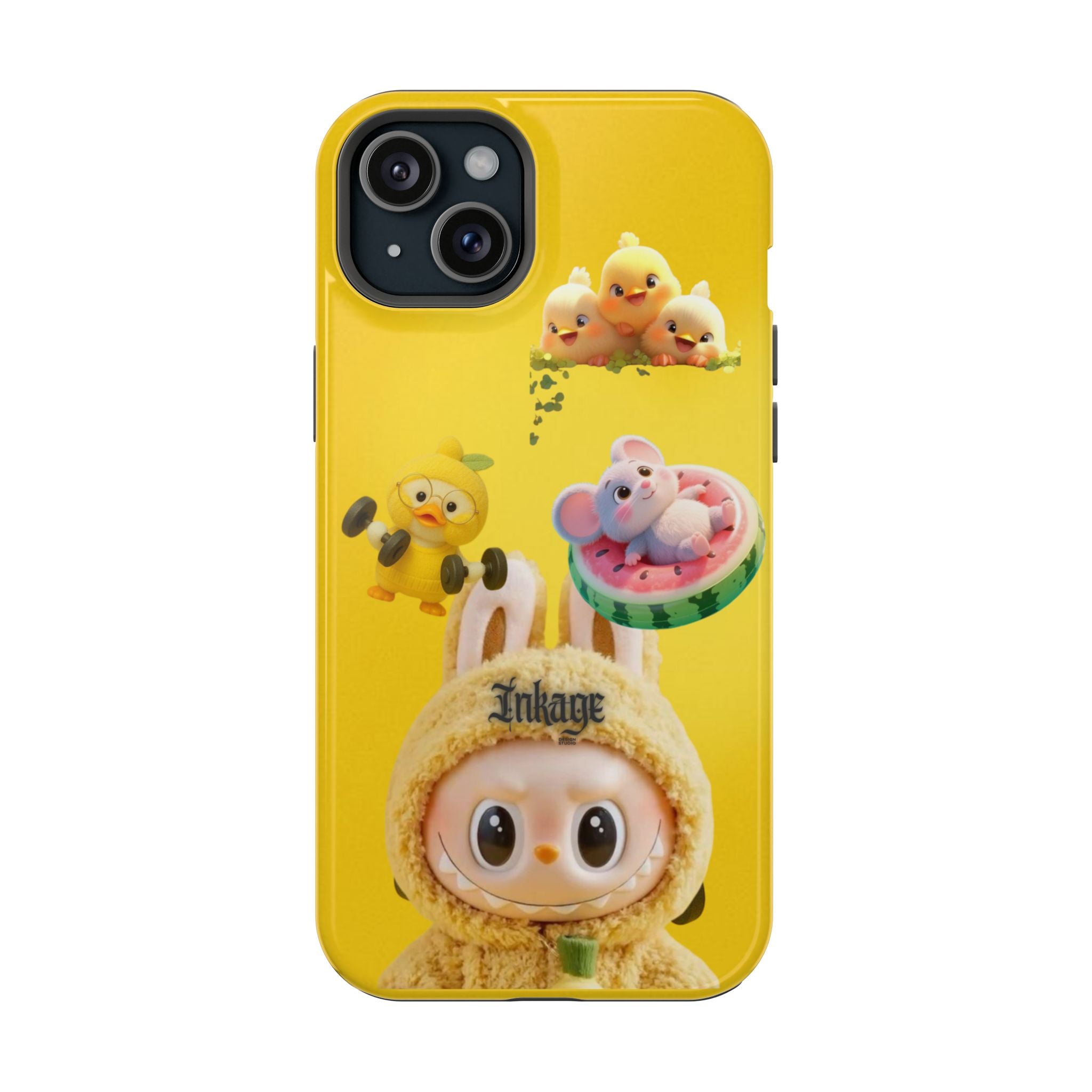 Yellow Cutie Labubu Magnetic Phone Cases (Animation)