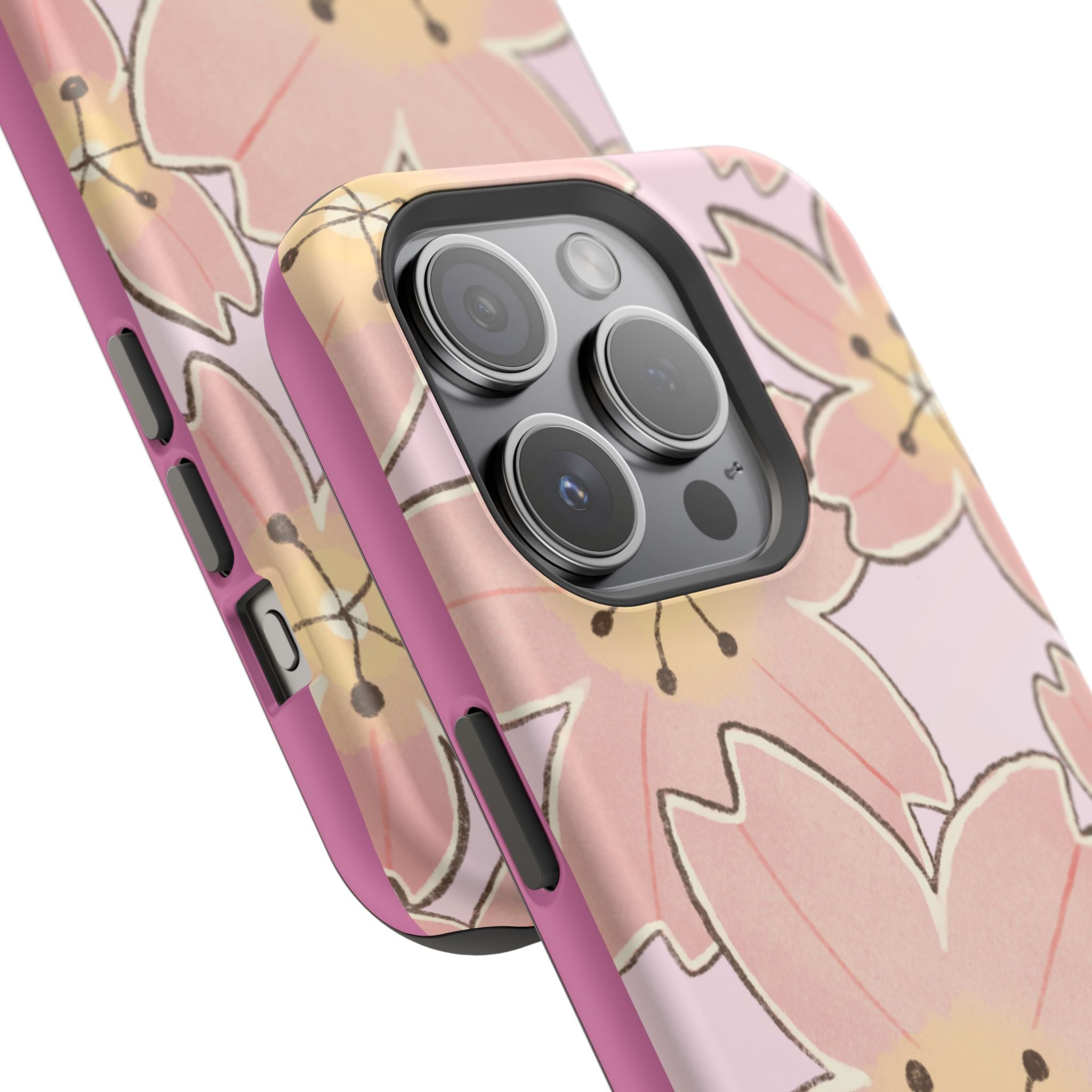Charming Floral Magnetic Phone Cases (Minimal)