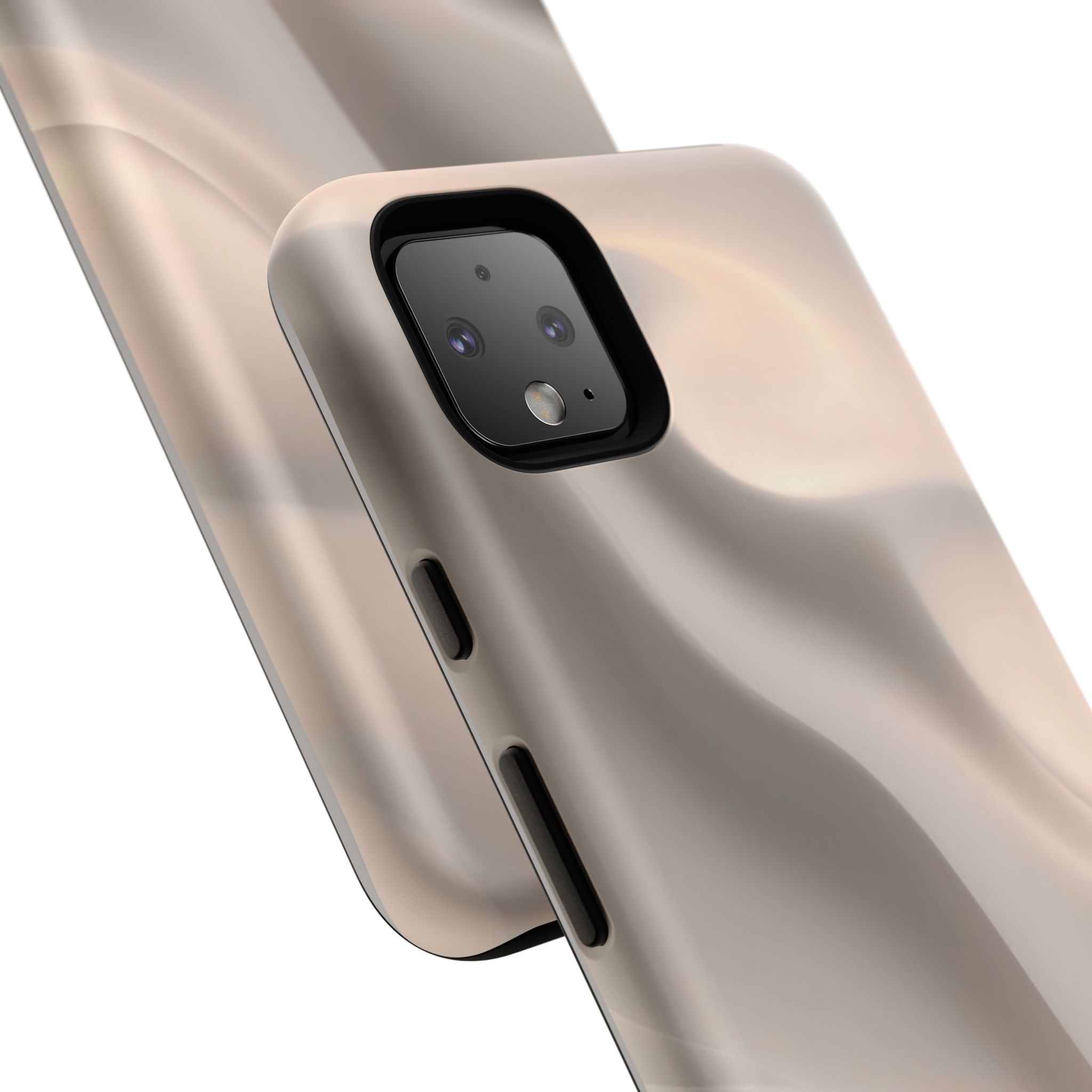 Beige Wavy Flow Tough Phone Case (Minimal)