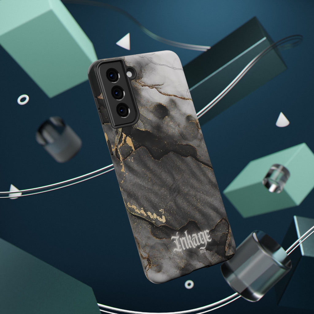 White Noir Marble Gold Foil Magnetic Phone Cases
