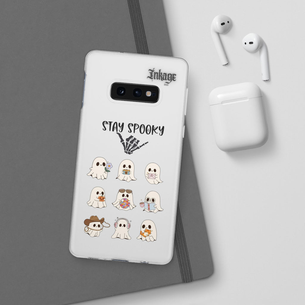 Stay Spooky Clear Phone Cases (Season)