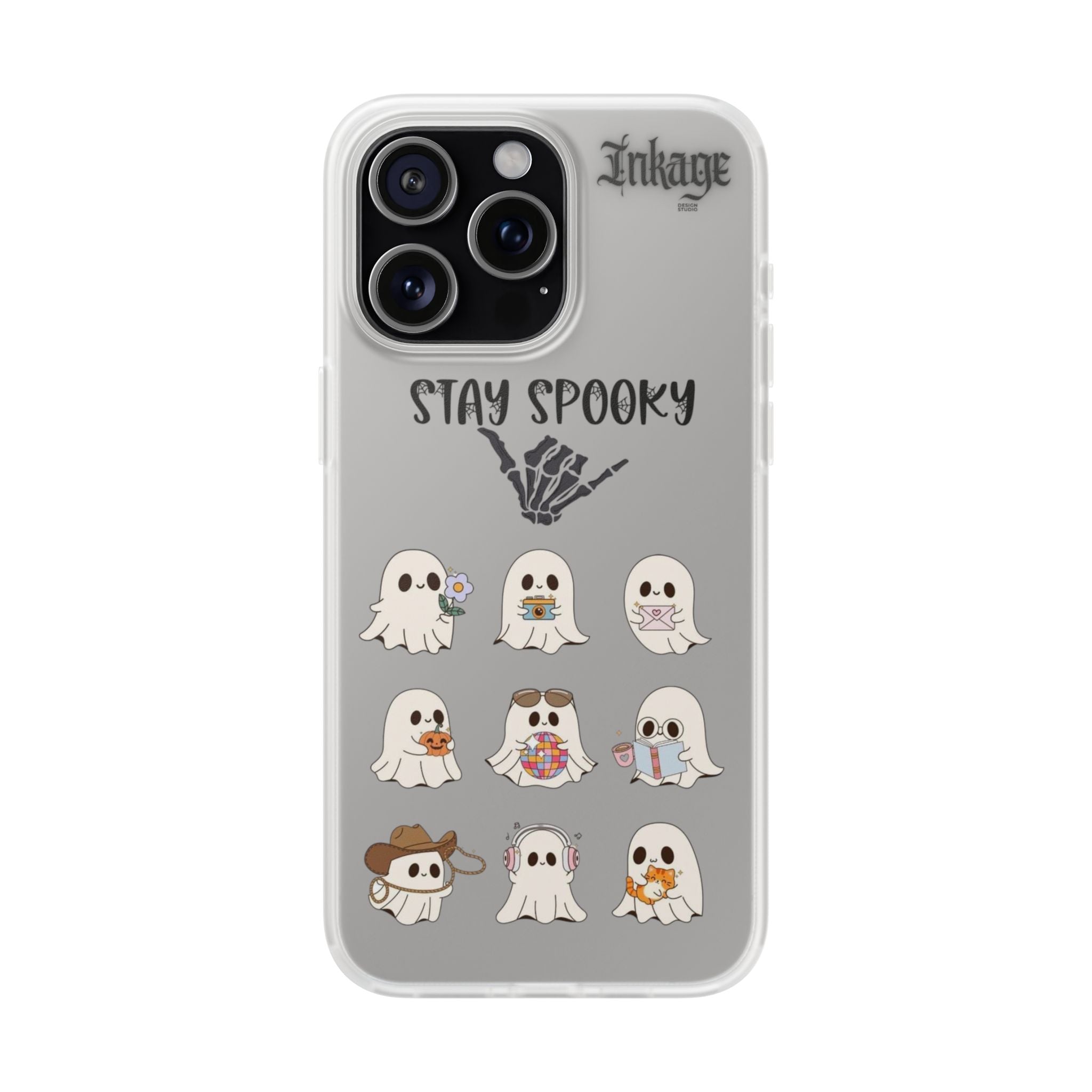 Stay Spooky Clear Phone Cases (Season)