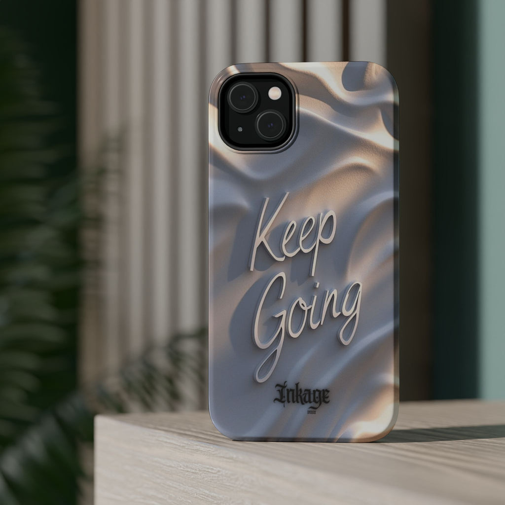 "Keep Going" Magnetic Phone Cases (Quote)
