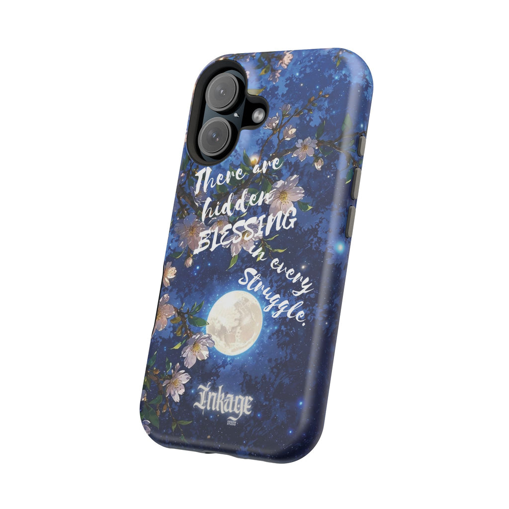 “Moonlit Blessing” Quote Magnetic Phone Cases